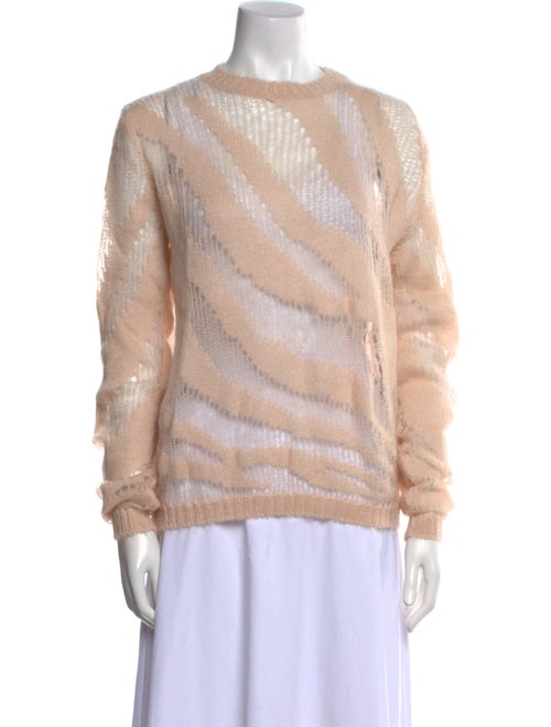 Roberto Cavalli Mohair Crew Neck Sweater