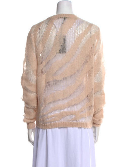 Roberto Cavalli Mohair Crew Neck Sweater