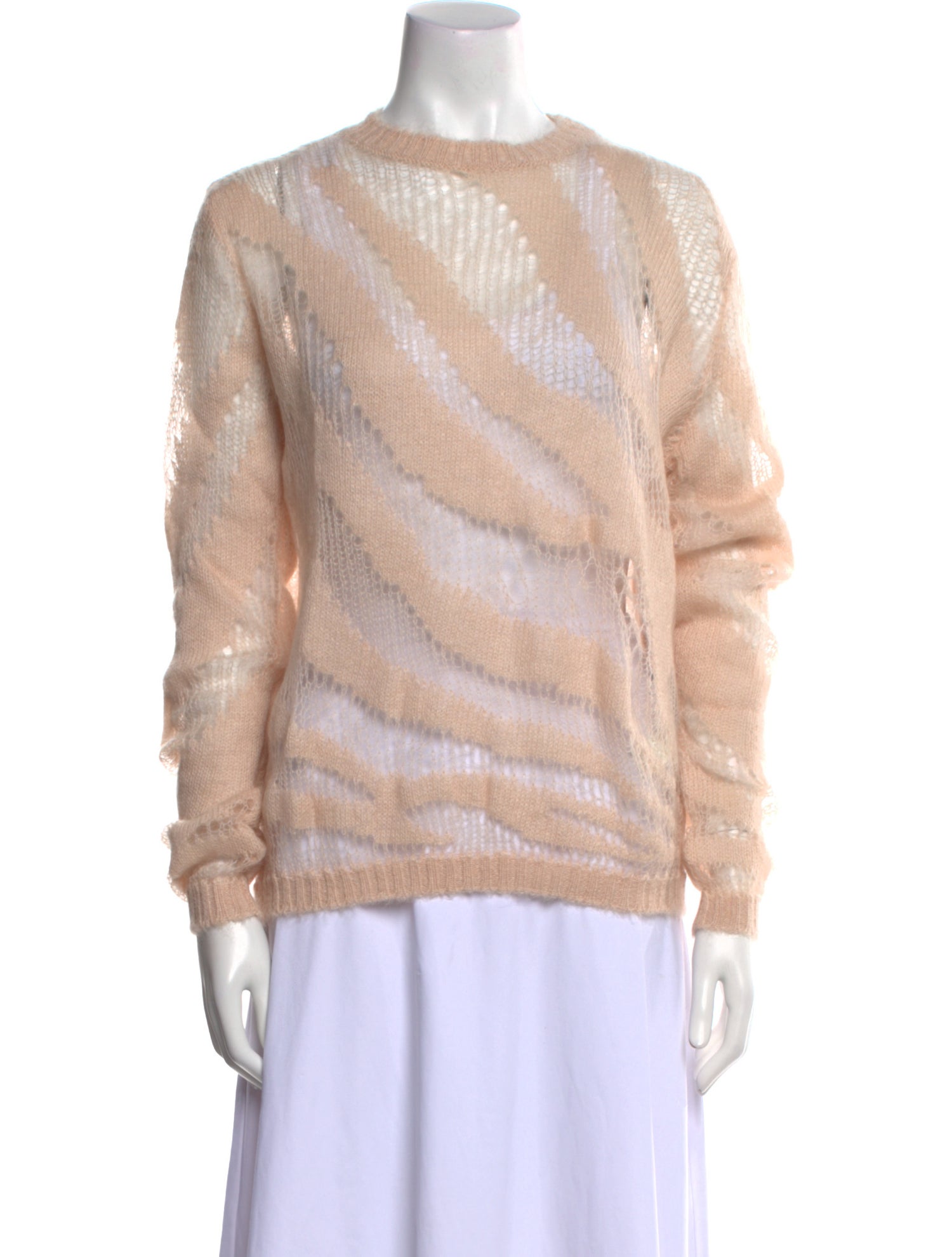 Roberto Cavalli Kid Mohair Crew Neck Sweater
