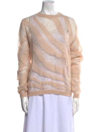 Roberto Cavalli Kid Mohair Crew Neck Sweater