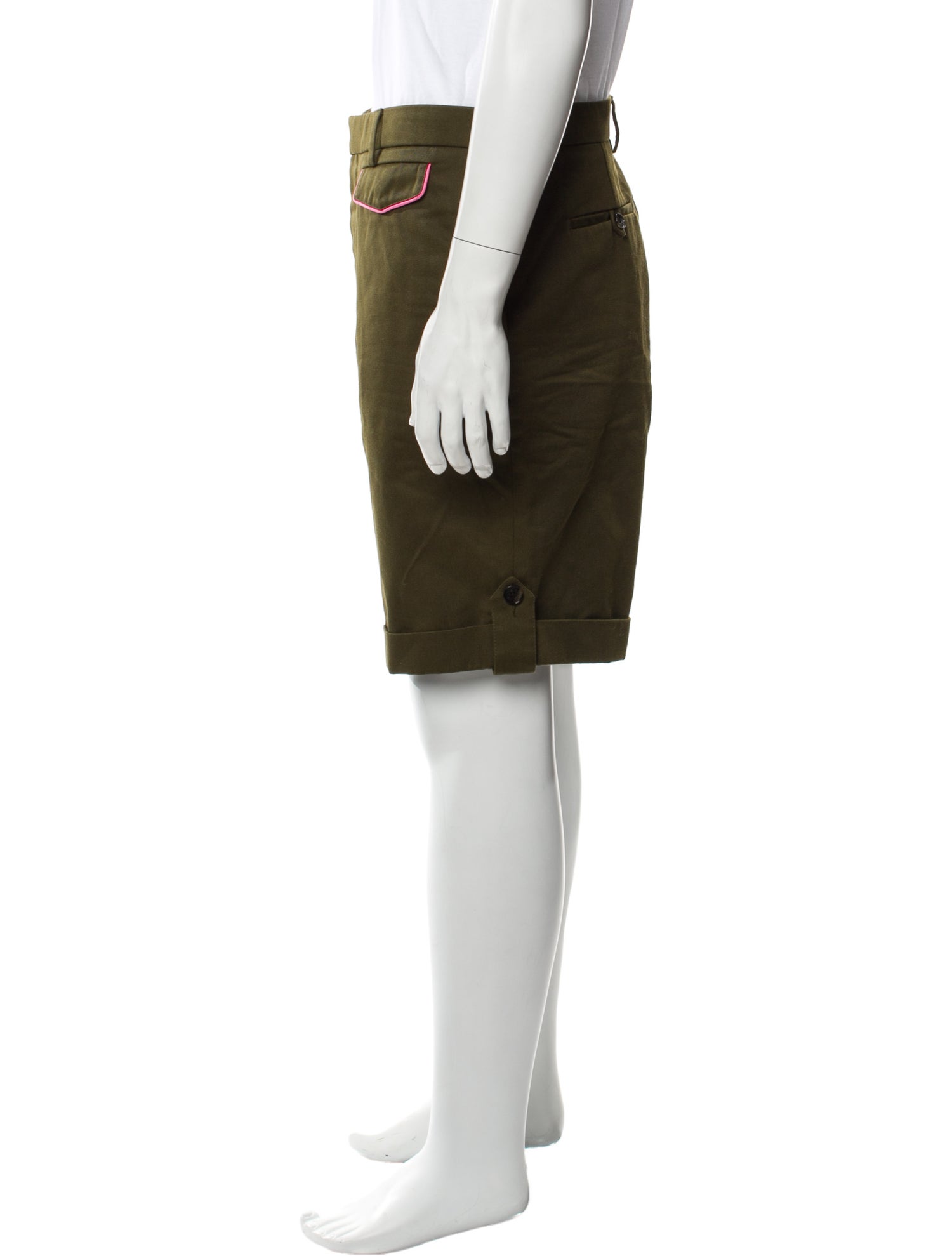 Roberto Cavalli Flat Front Shorts