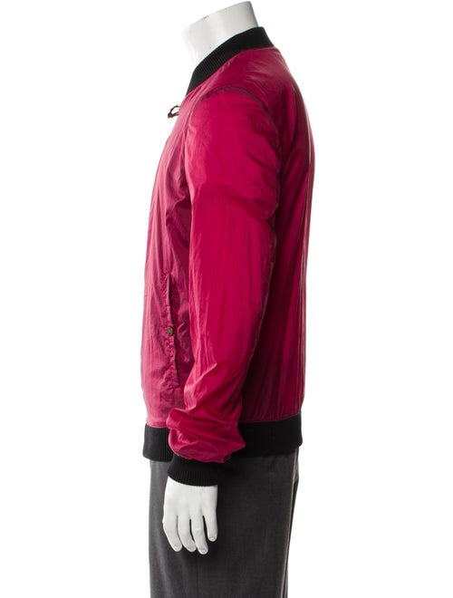 Roberto Cavalli Colorblock Pattern Bomber Jacket