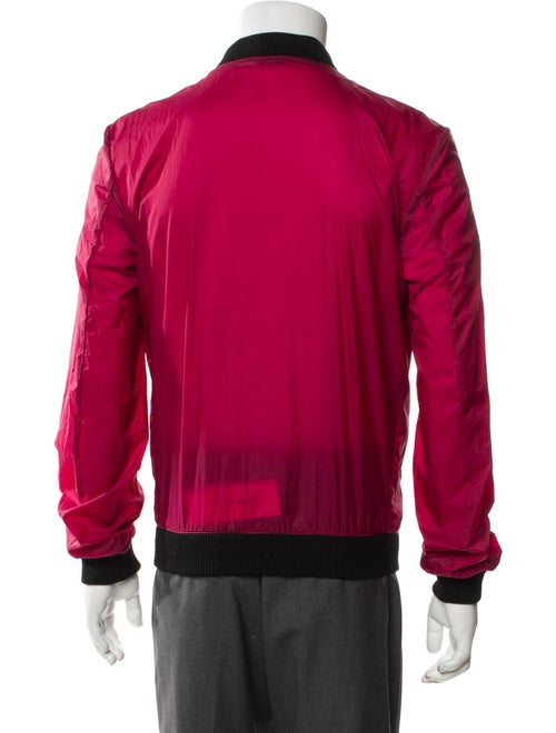 Roberto Cavalli Colorblock Pattern Bomber Jacket