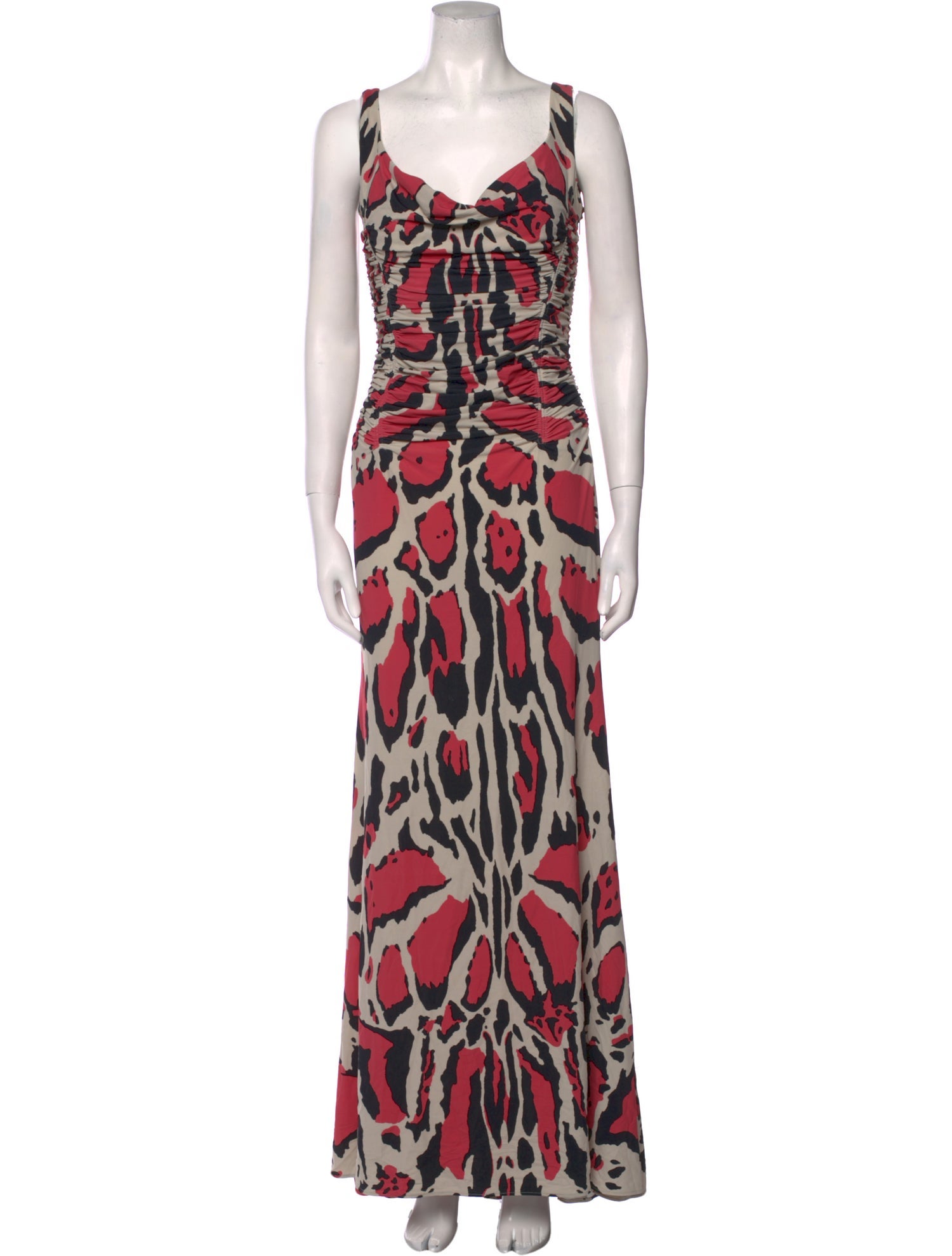 Roberto Cavalli Printed Long Dress