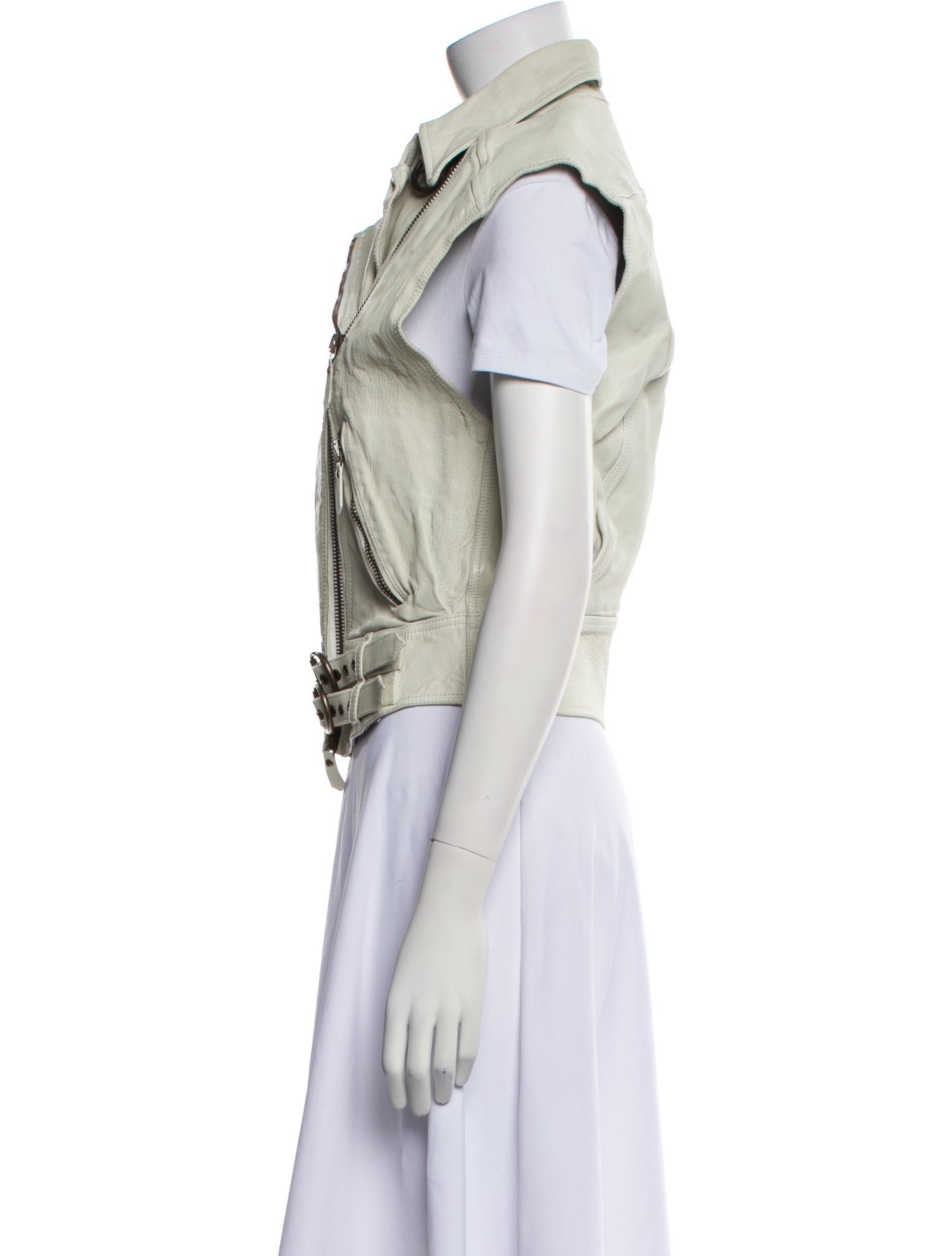 Roberto Cavalli Leather Biker Jacket