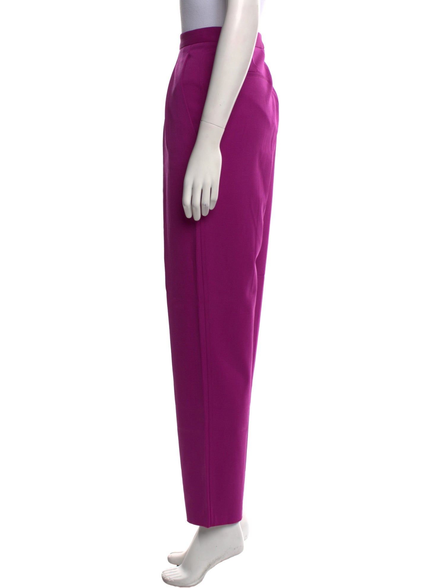 Roberto Cavalli Virgin Wool Straight Leg Pants