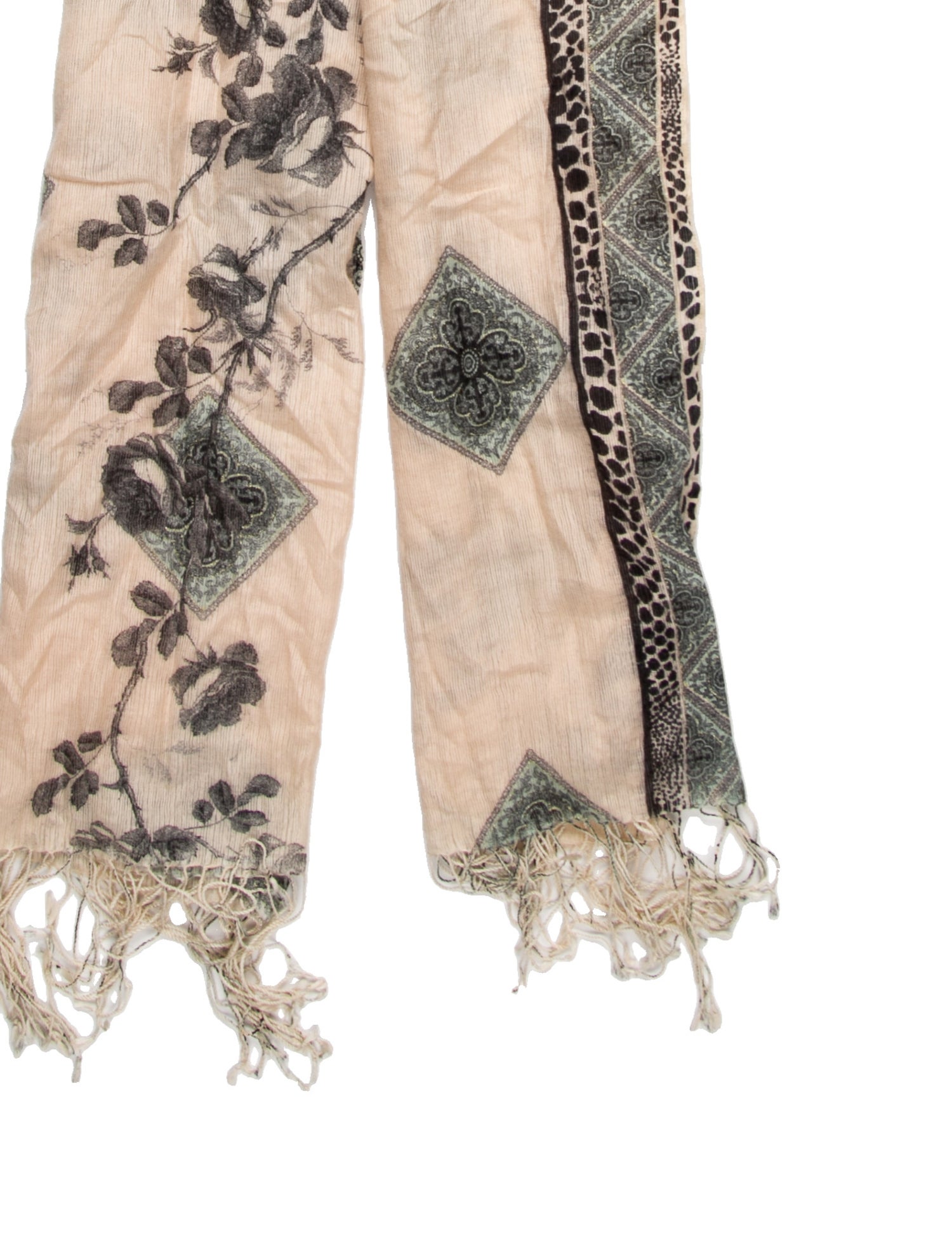Roberto Cavalli Floral Print Scarf