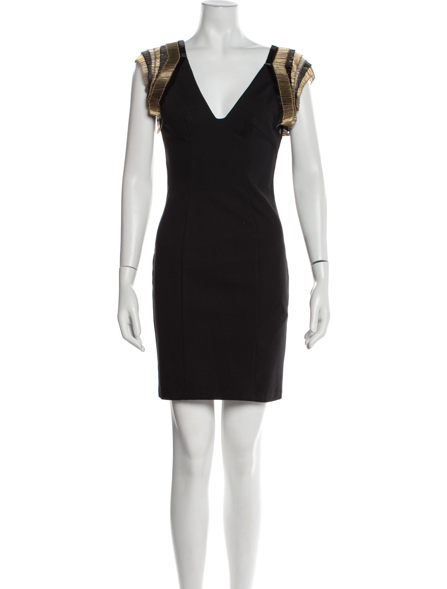 Roberto Cavalli V-Neck Mini Dress