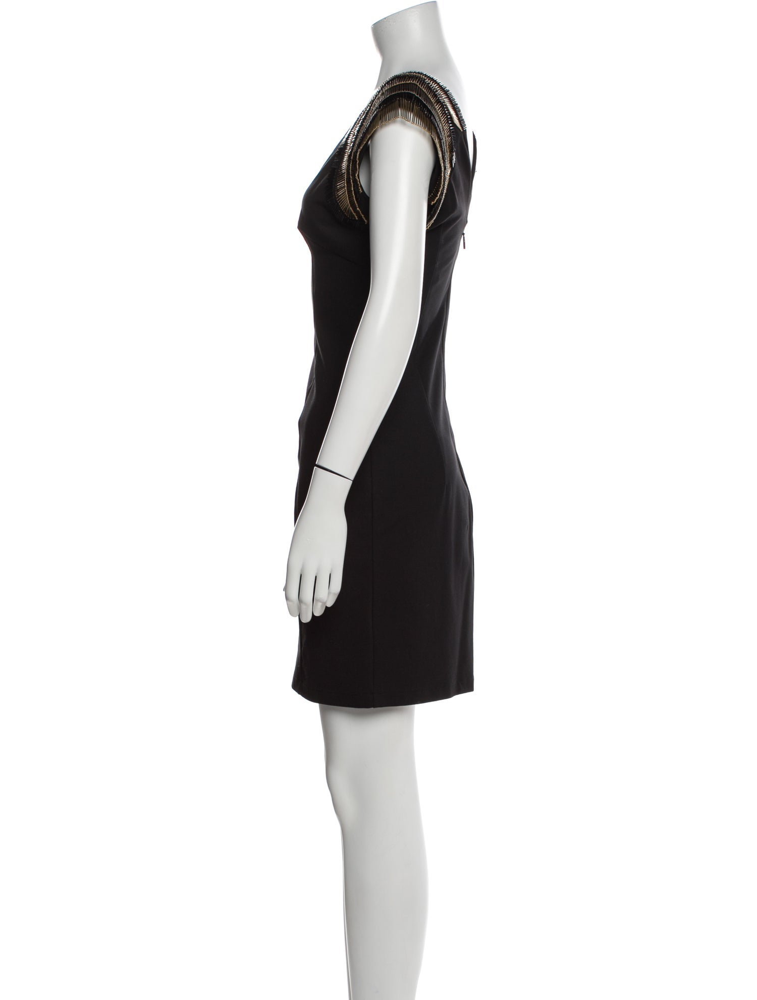 Roberto Cavalli V-Neck Mini Dress