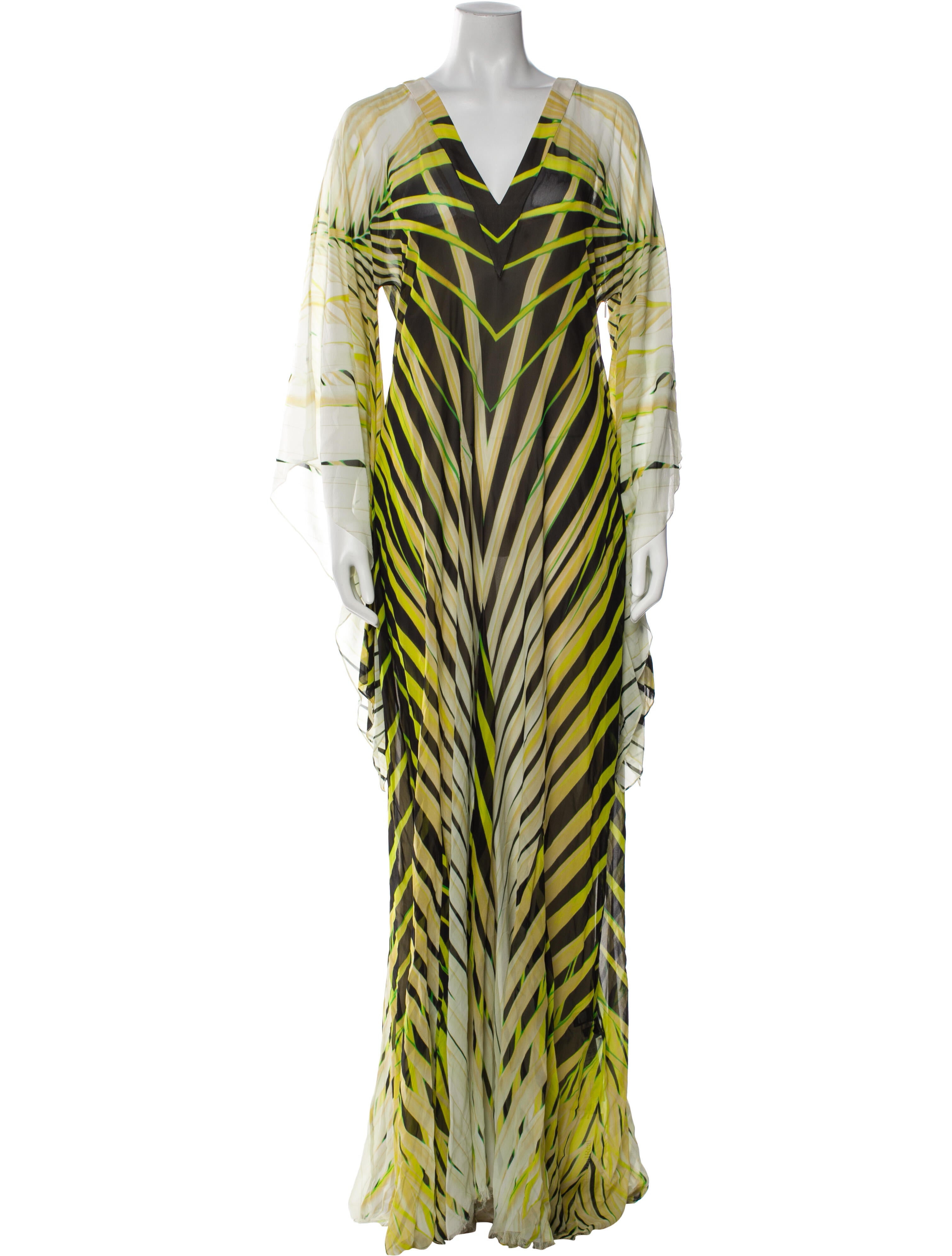 Roberto Cavalli Silk Long Dress