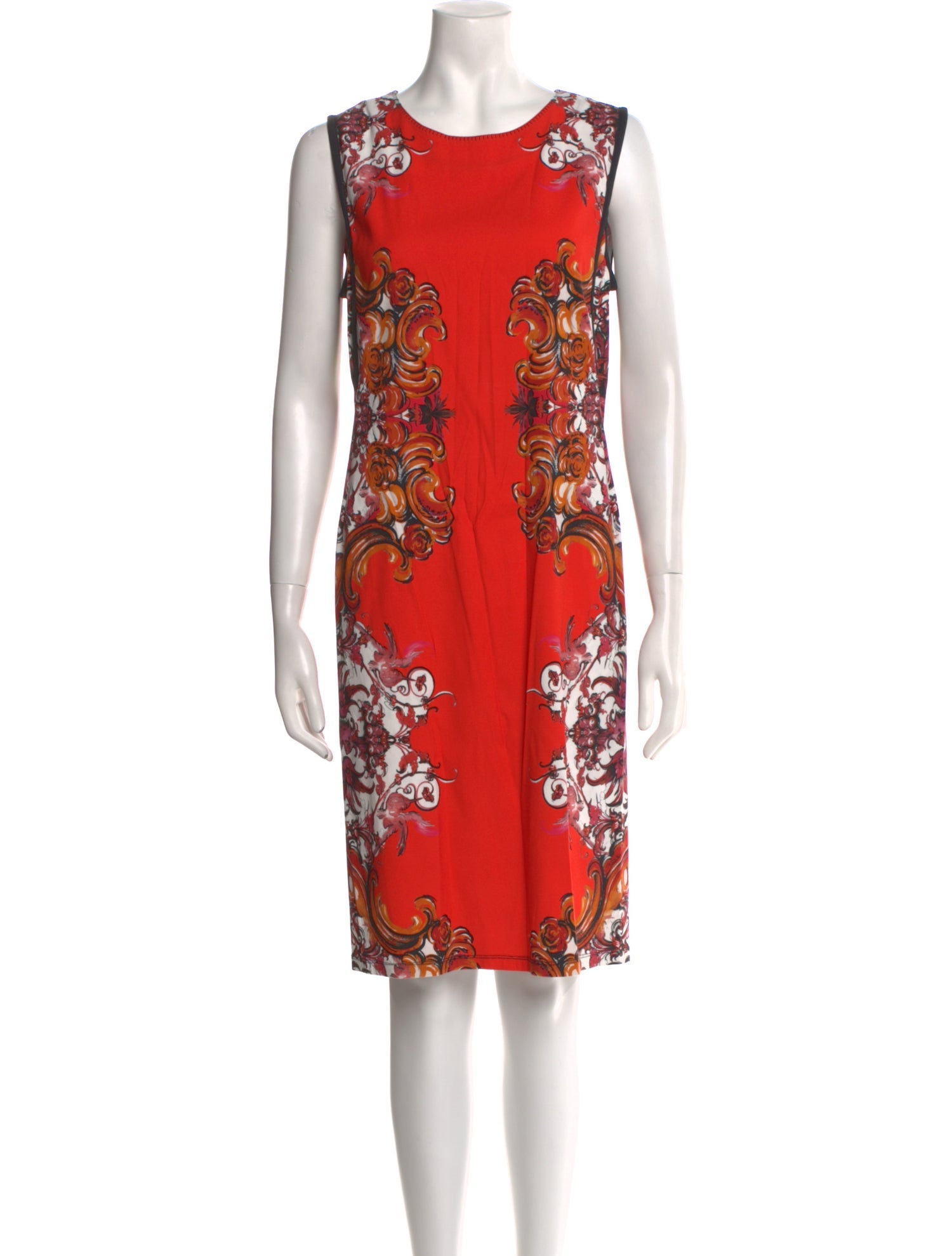 Roberto Cavalli Floral Print Knee-Length Dress