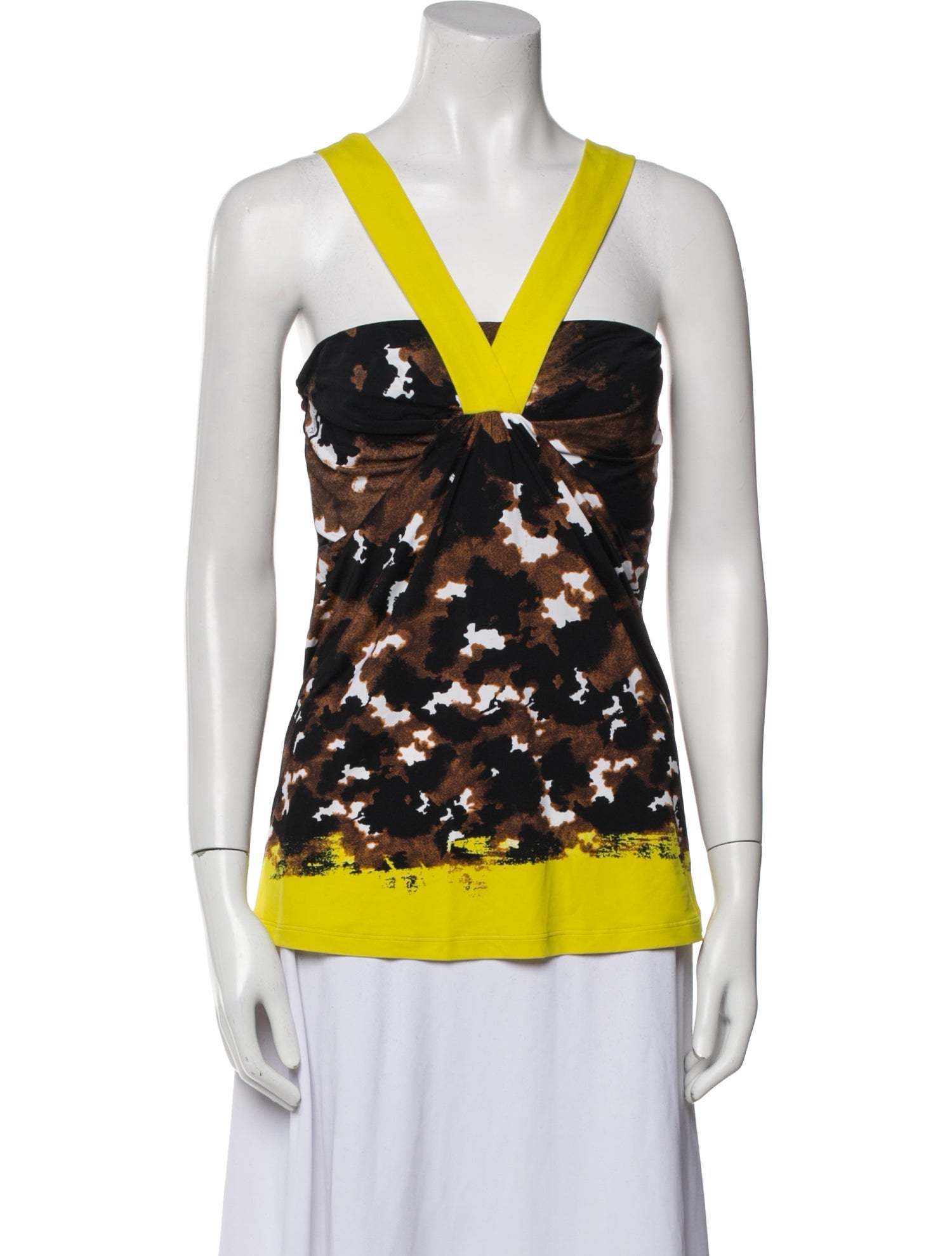Roberto Cavalli Nylon Printed Top