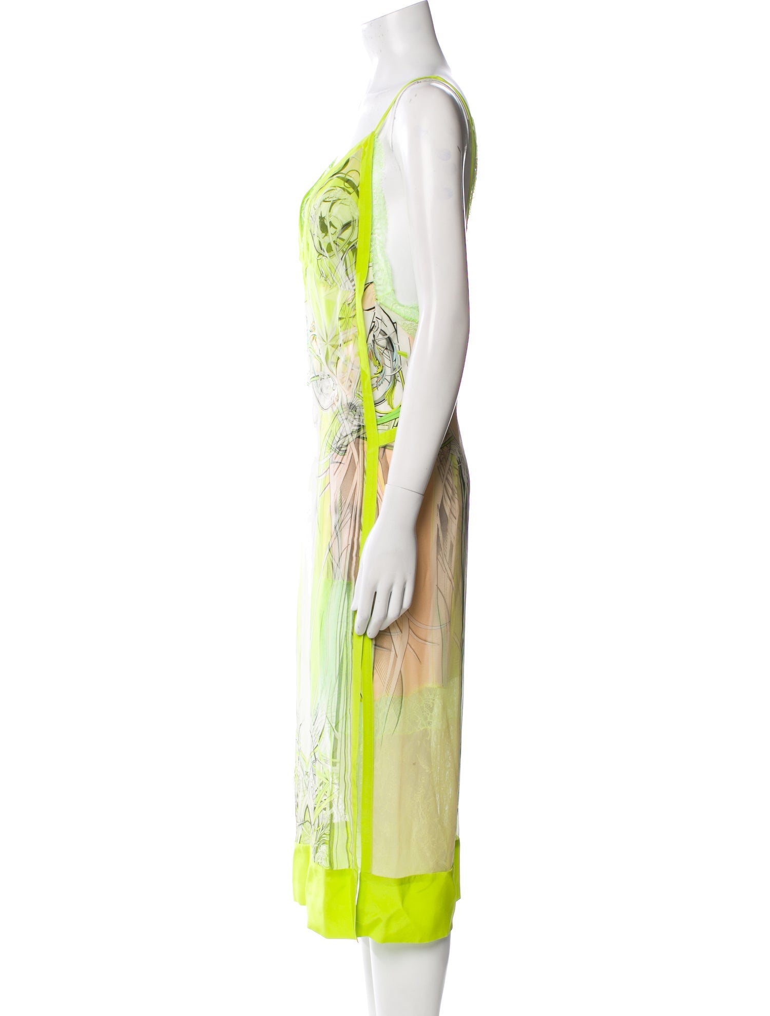 Roberto Cavalli Silk Midi Length Dress