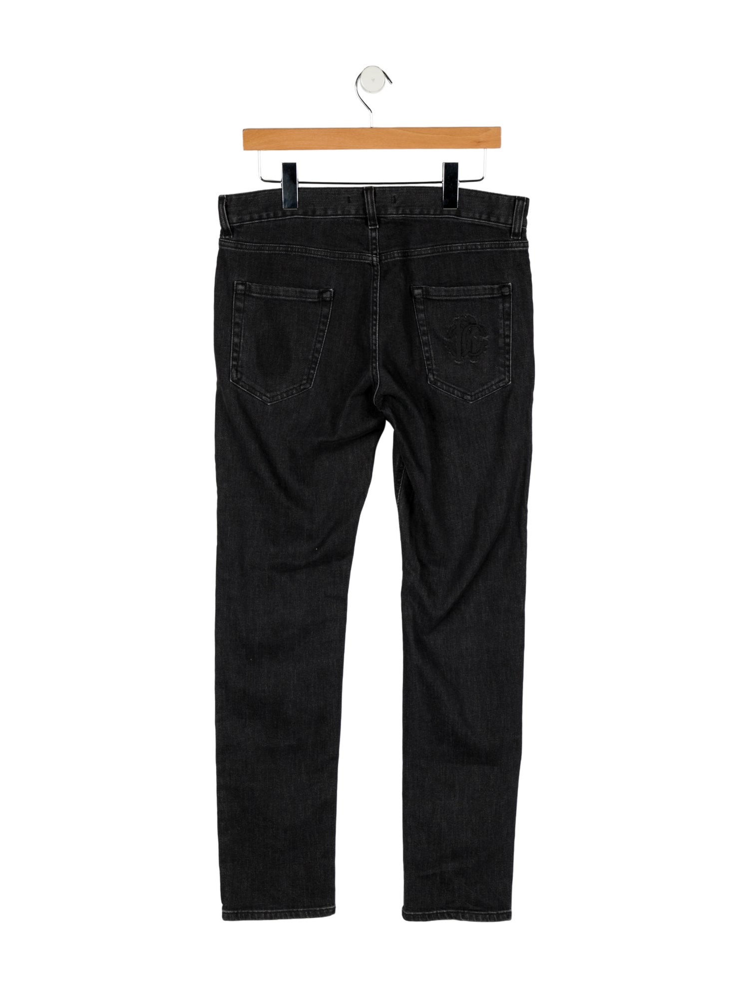 Roberto Cavalli Mid-Rise Straight Leg Jeans
