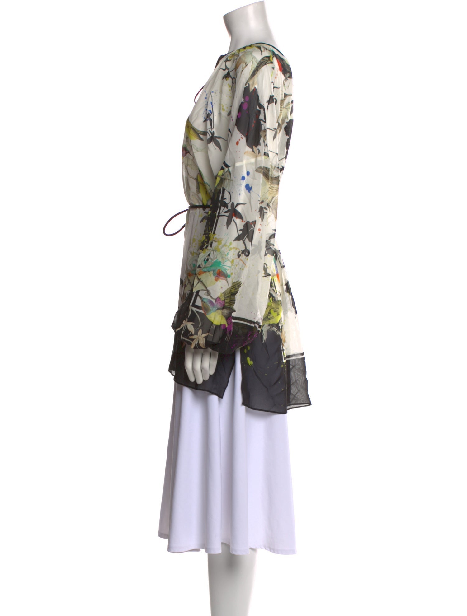 Roberto Cavalli Silk Printed Tunic