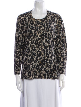 Roberto Cavalli Animal Print Scalloped Accent Set