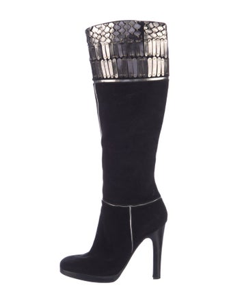 Roberto Cavalli Suede Boots