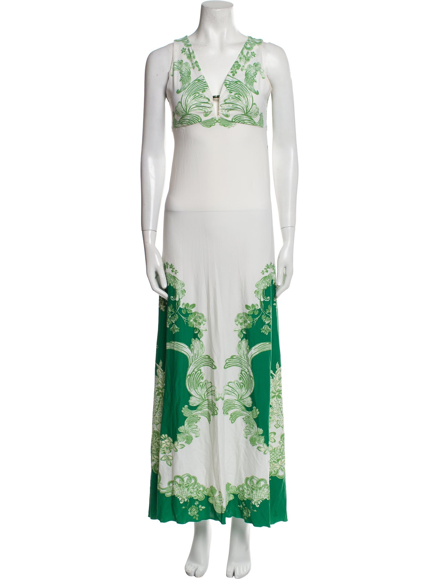 Roberto Cavalli Printed Long Dress
