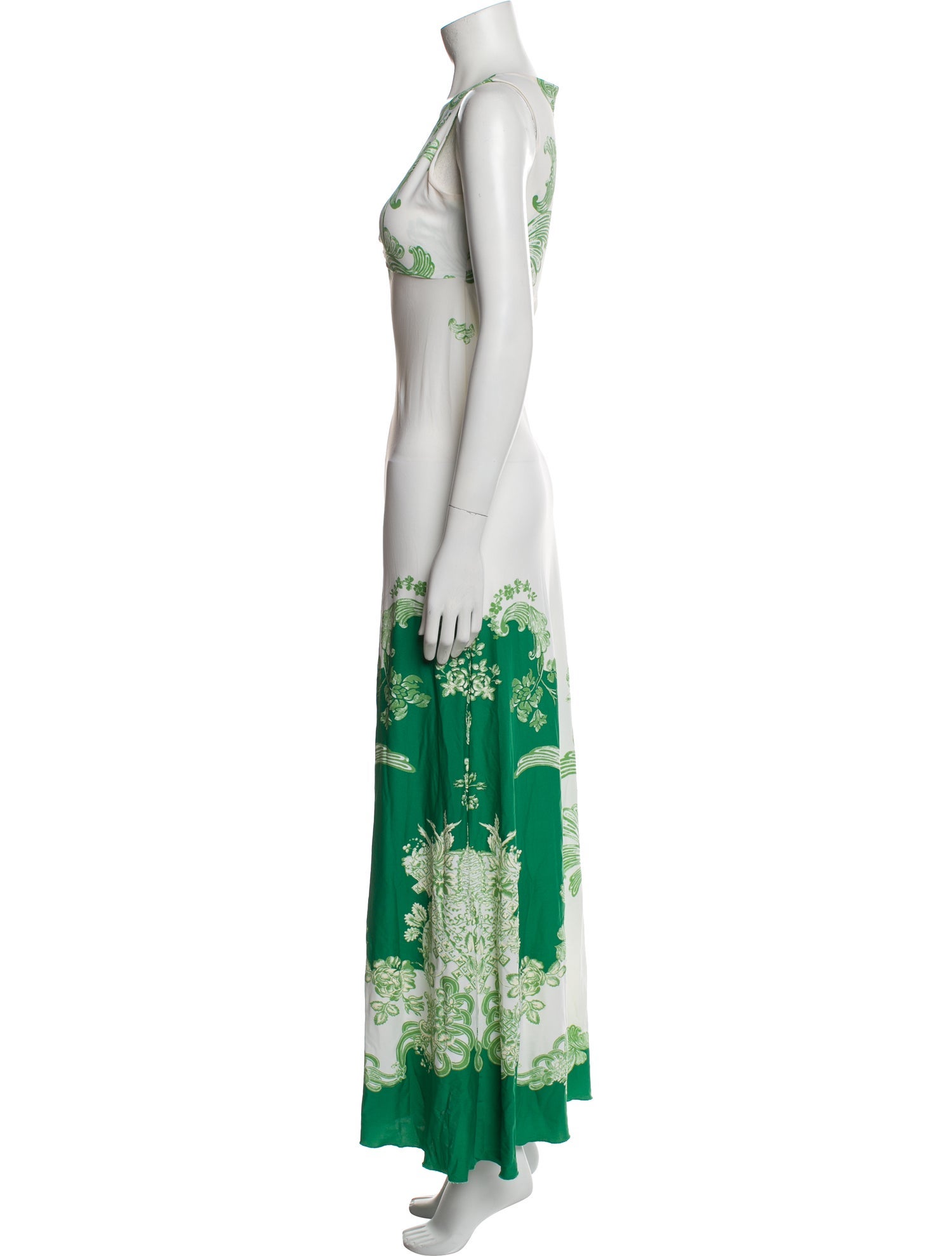 Roberto Cavalli Printed Long Dress