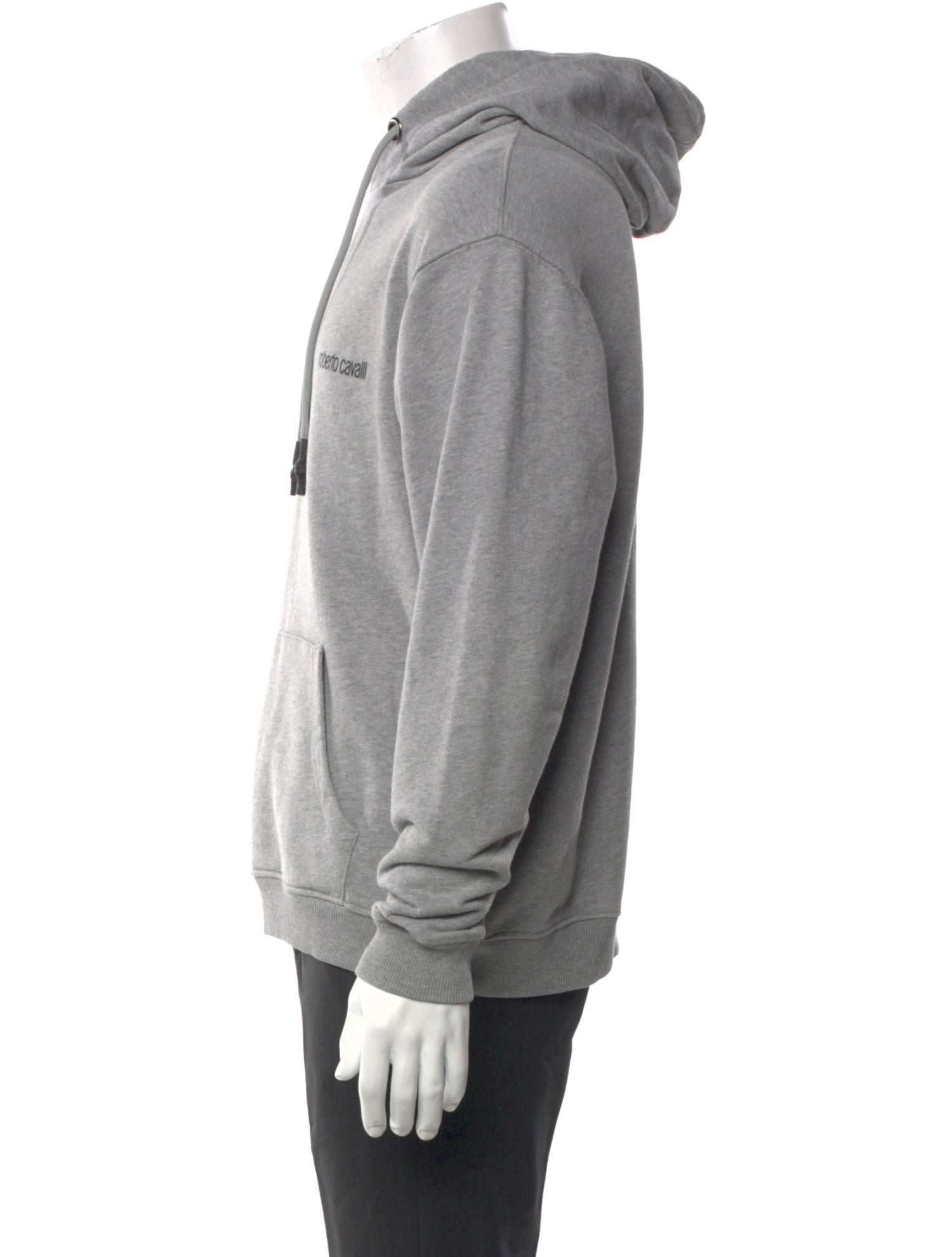 Roberto Cavalli V-Neck Long Sleeve Hoodie