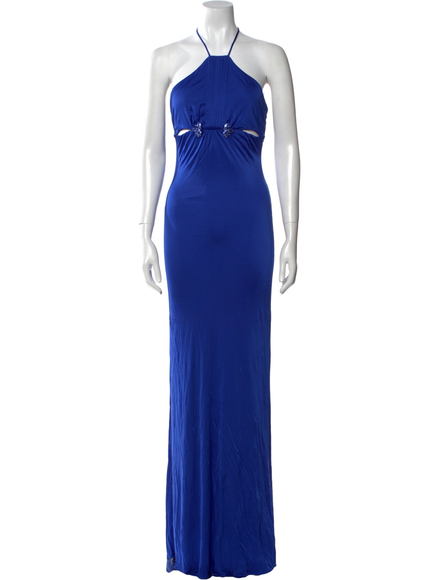 Roberto Cavalli Halterneck Long Dress