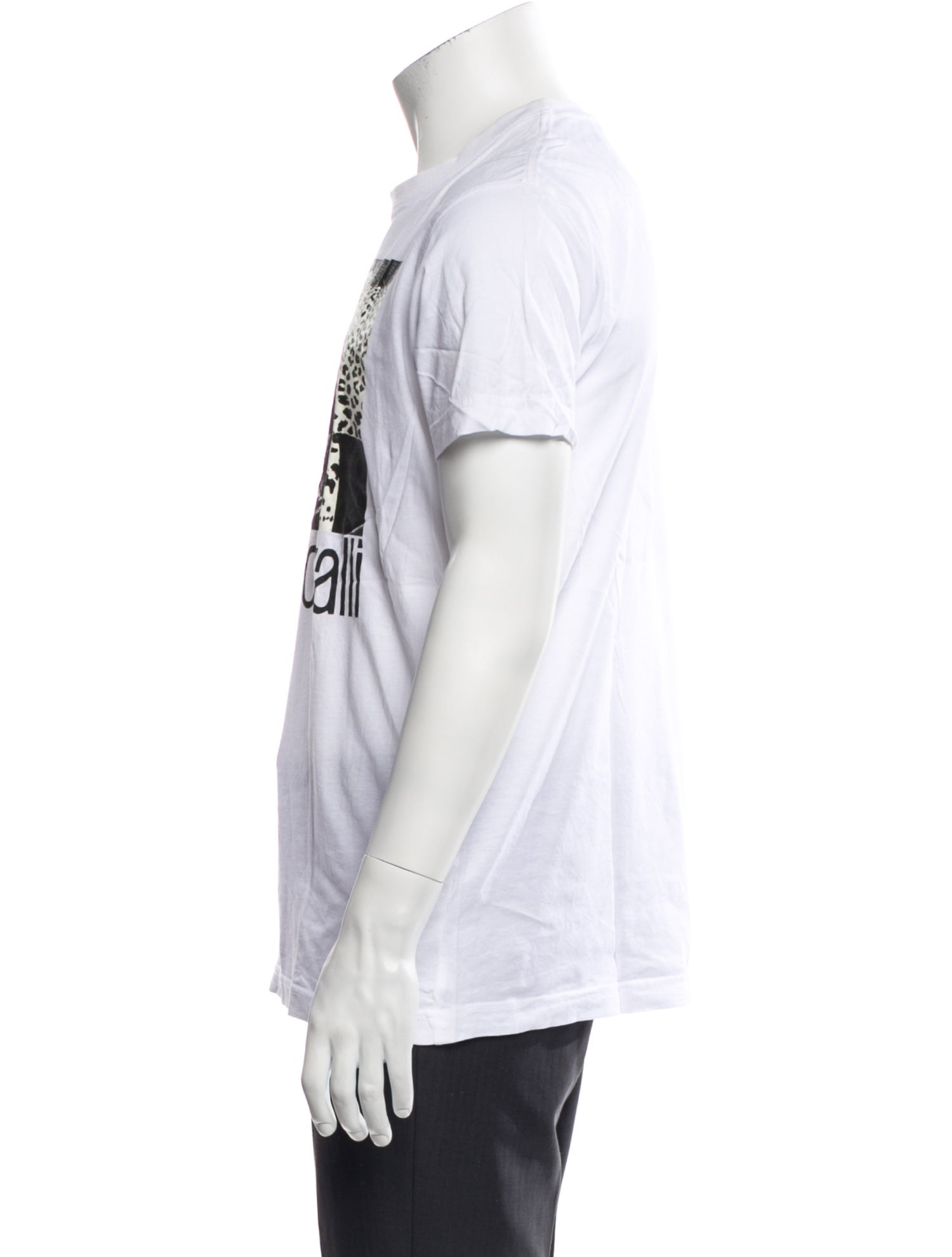 Roberto Cavalli Graphic Print Crew Neck T-Shirt