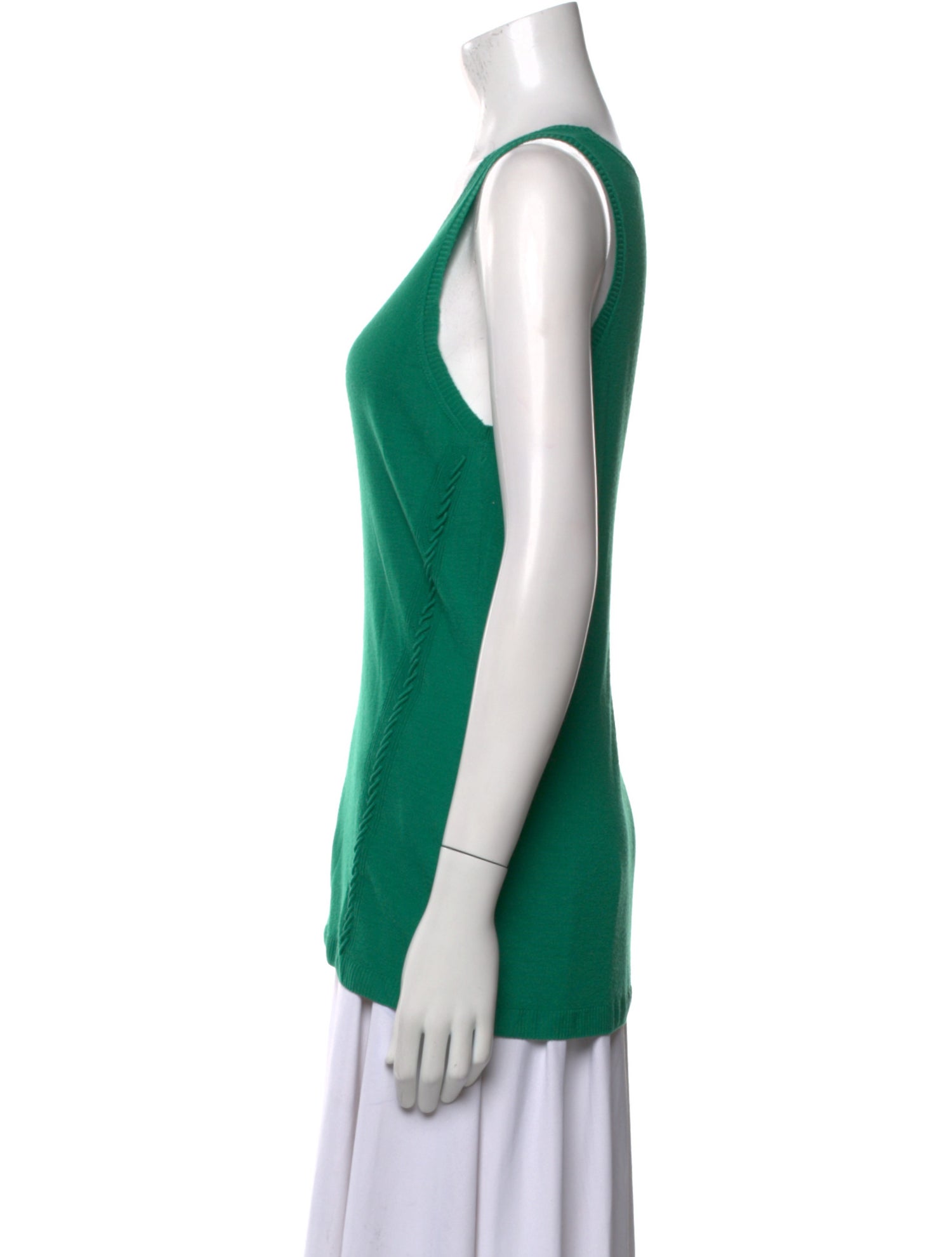 Roberto Cavalli Wool Scoop Neck Top