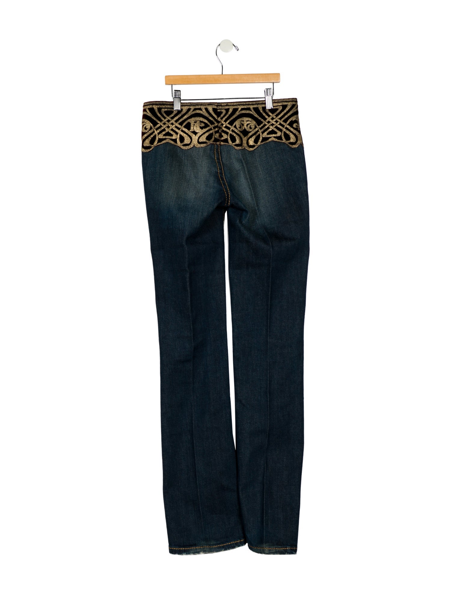 Roberto Cavalli Mid-Rise Wide Leg Jeans