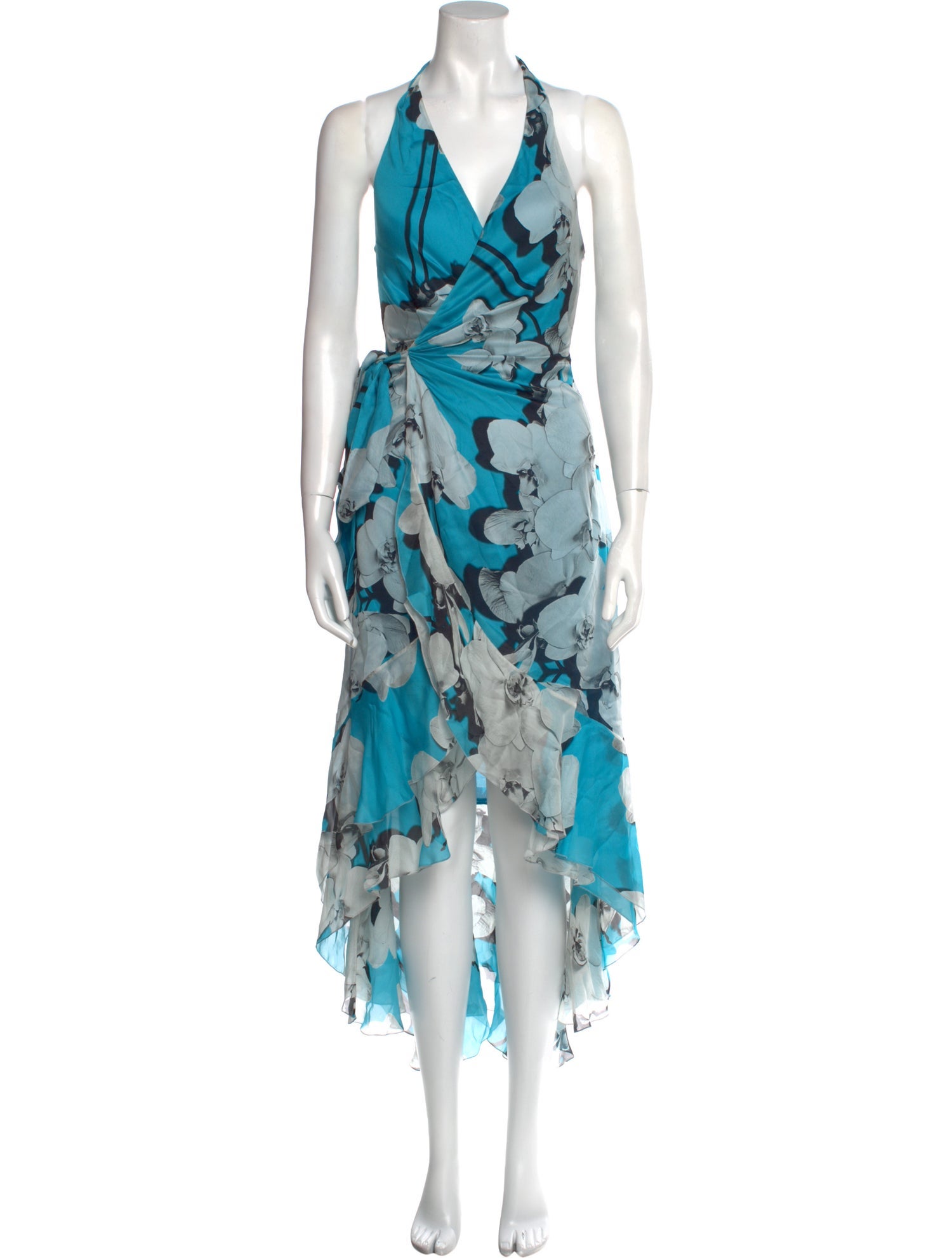 Roberto Cavalli Silk Long Dress