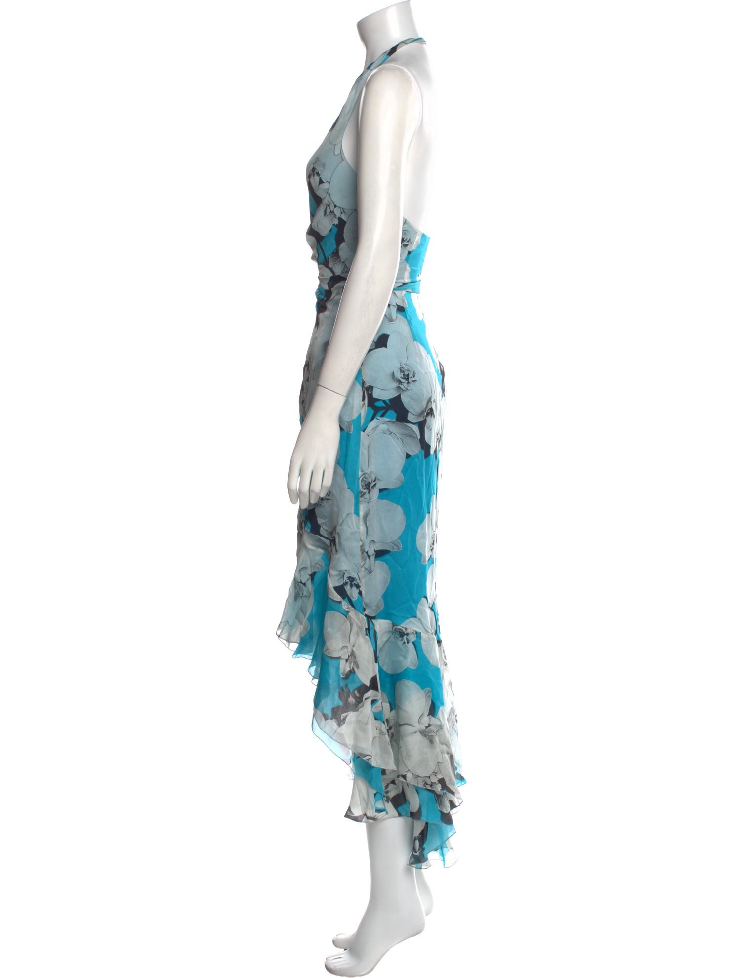 Roberto Cavalli Silk Long Dress