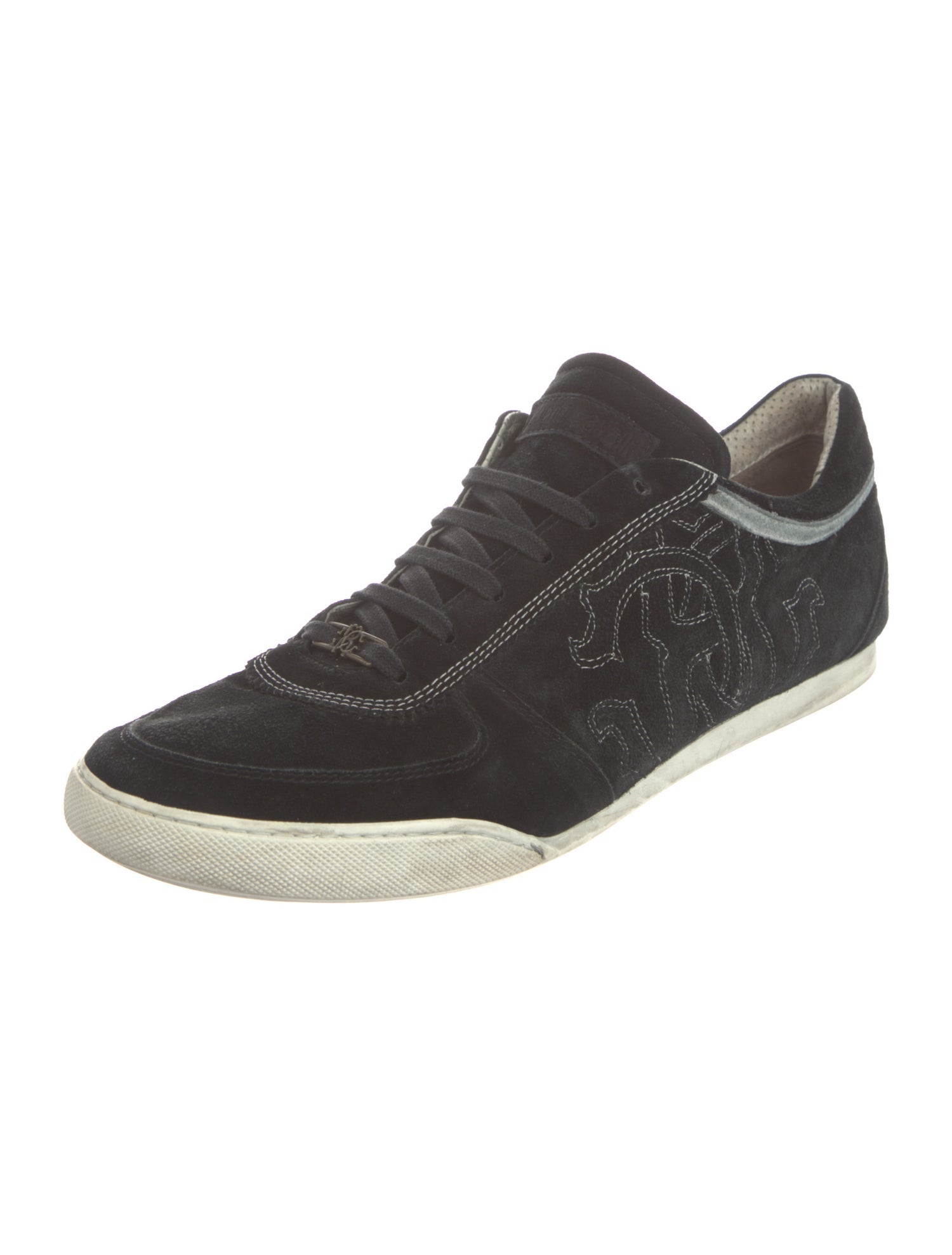 Roberto Cavalli Suede Sneakers