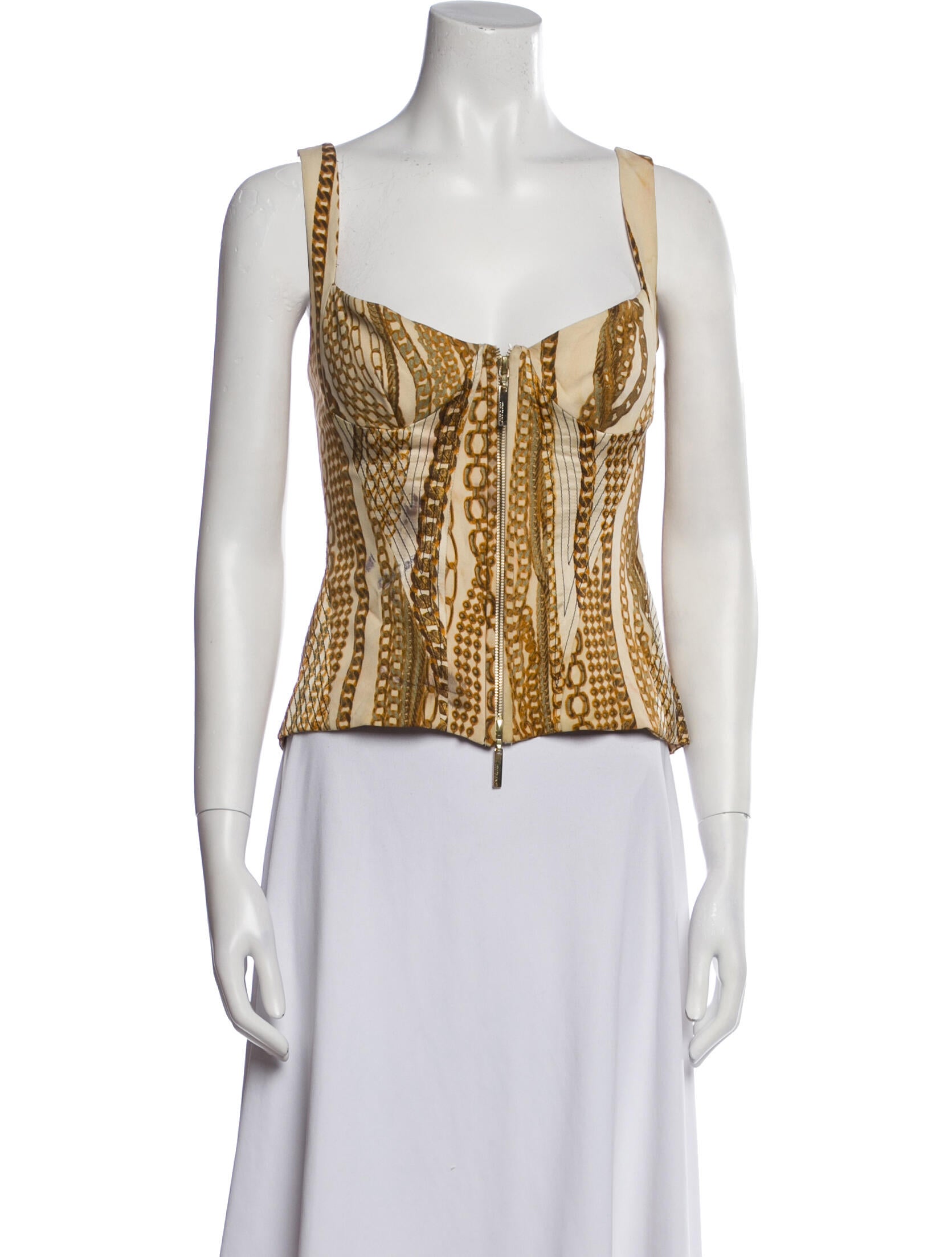 Roberto Cavalli Vintage 2003 Crop Top