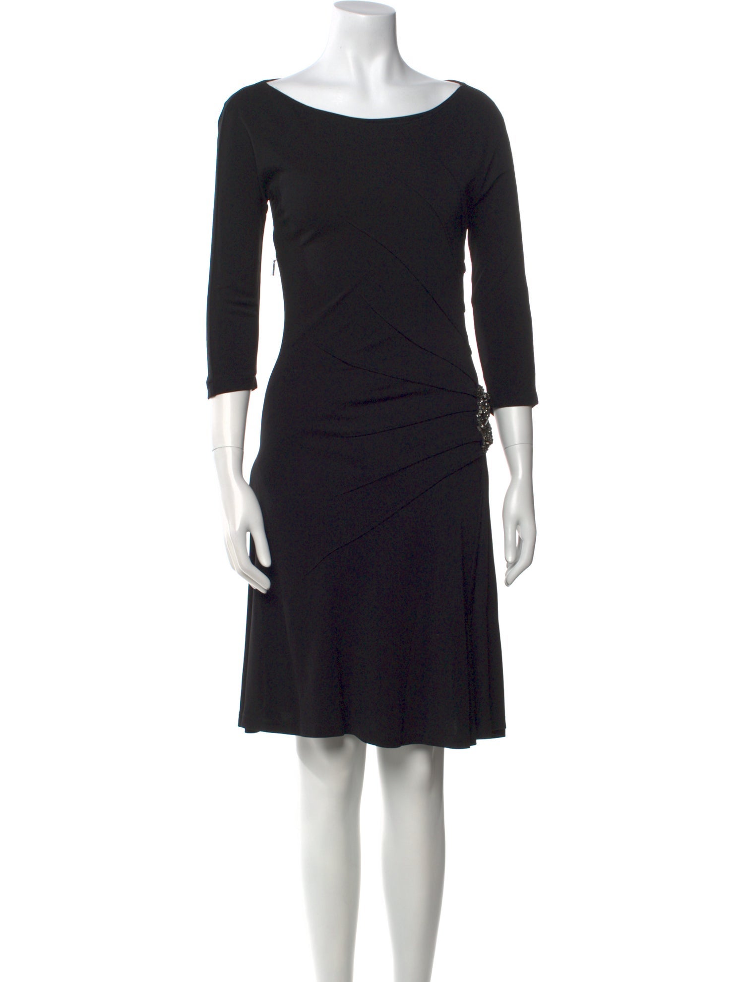 Roberto Cavalli Silk Knee-Length Dress