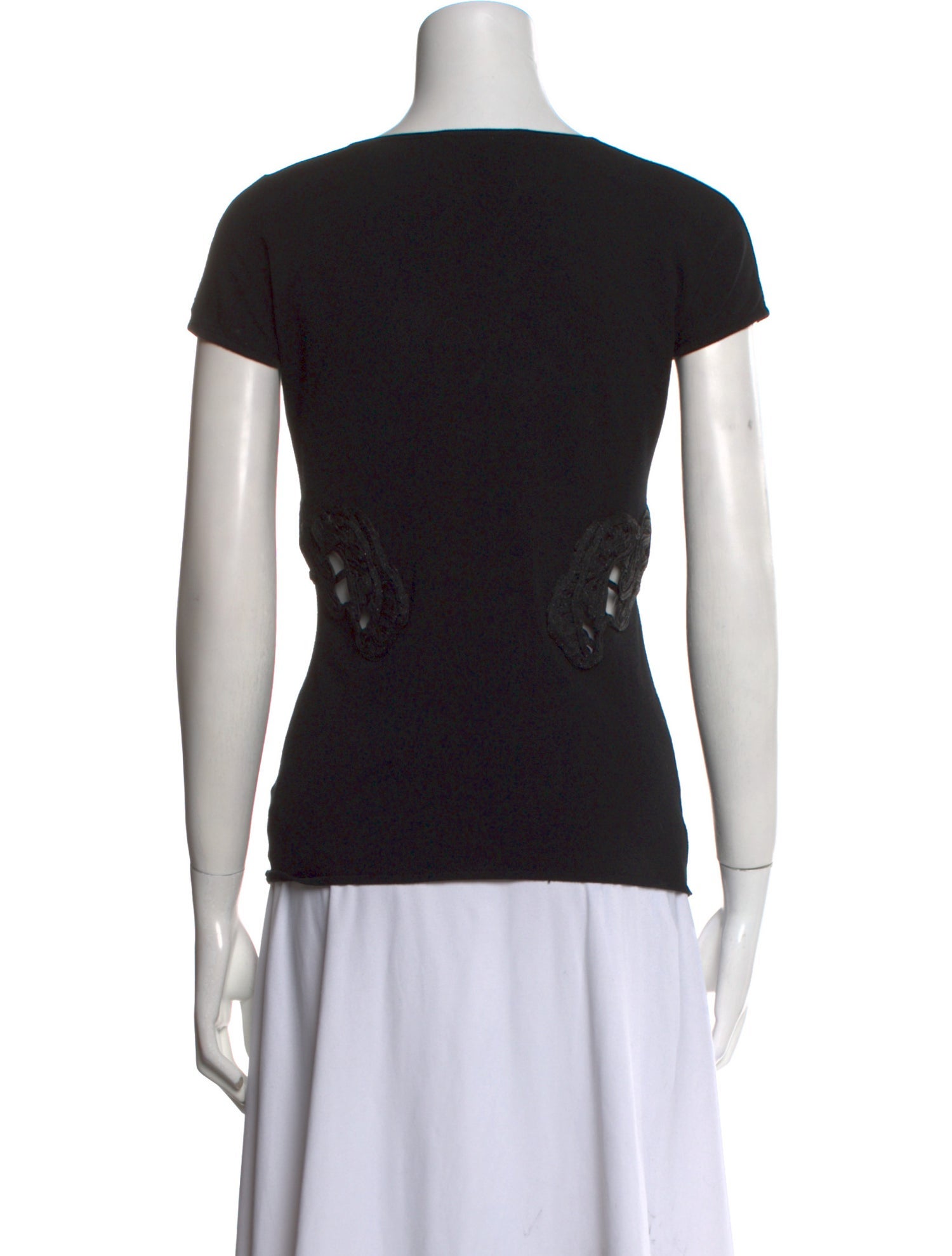 Roberto Cavalli V-Neck Short Sleeve T-Shirt