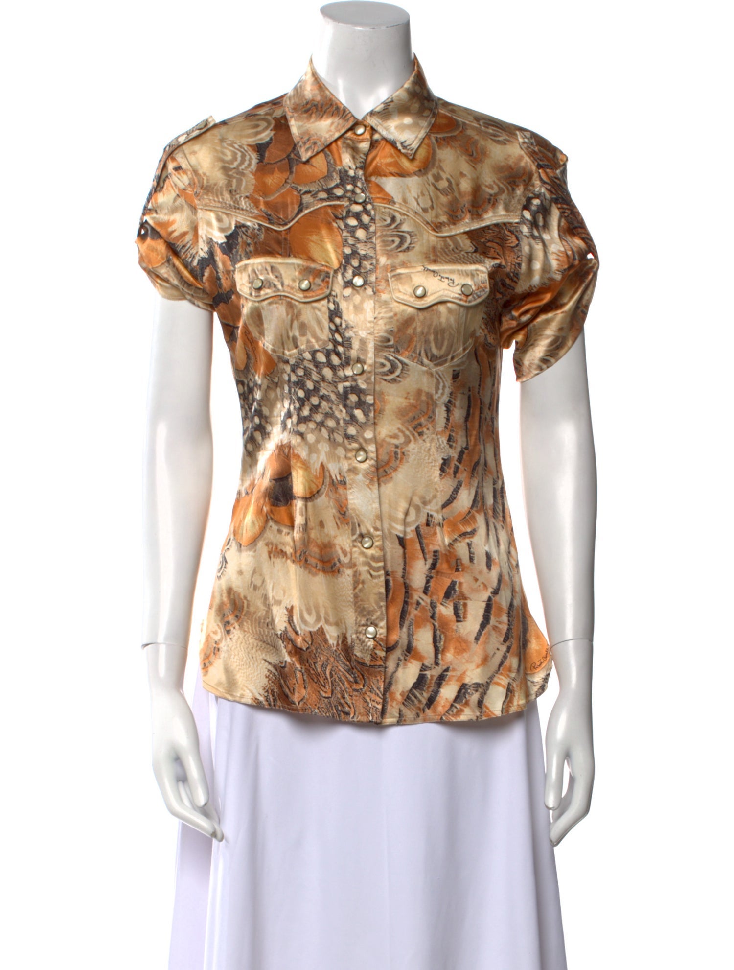 Roberto Cavalli Vintage 2004 Button-Up Top