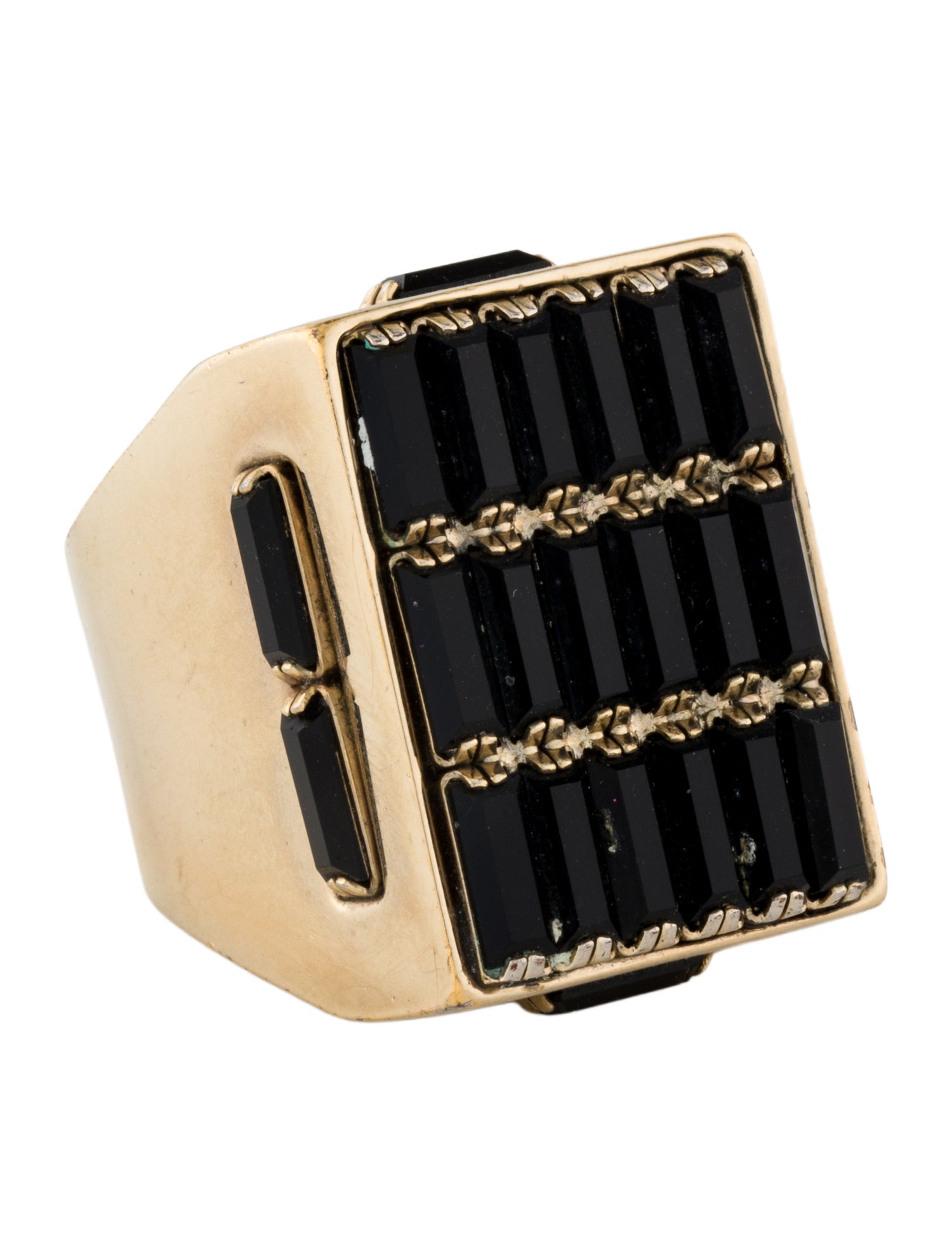 Roberto Cavalli Crystal Cocktail Ring