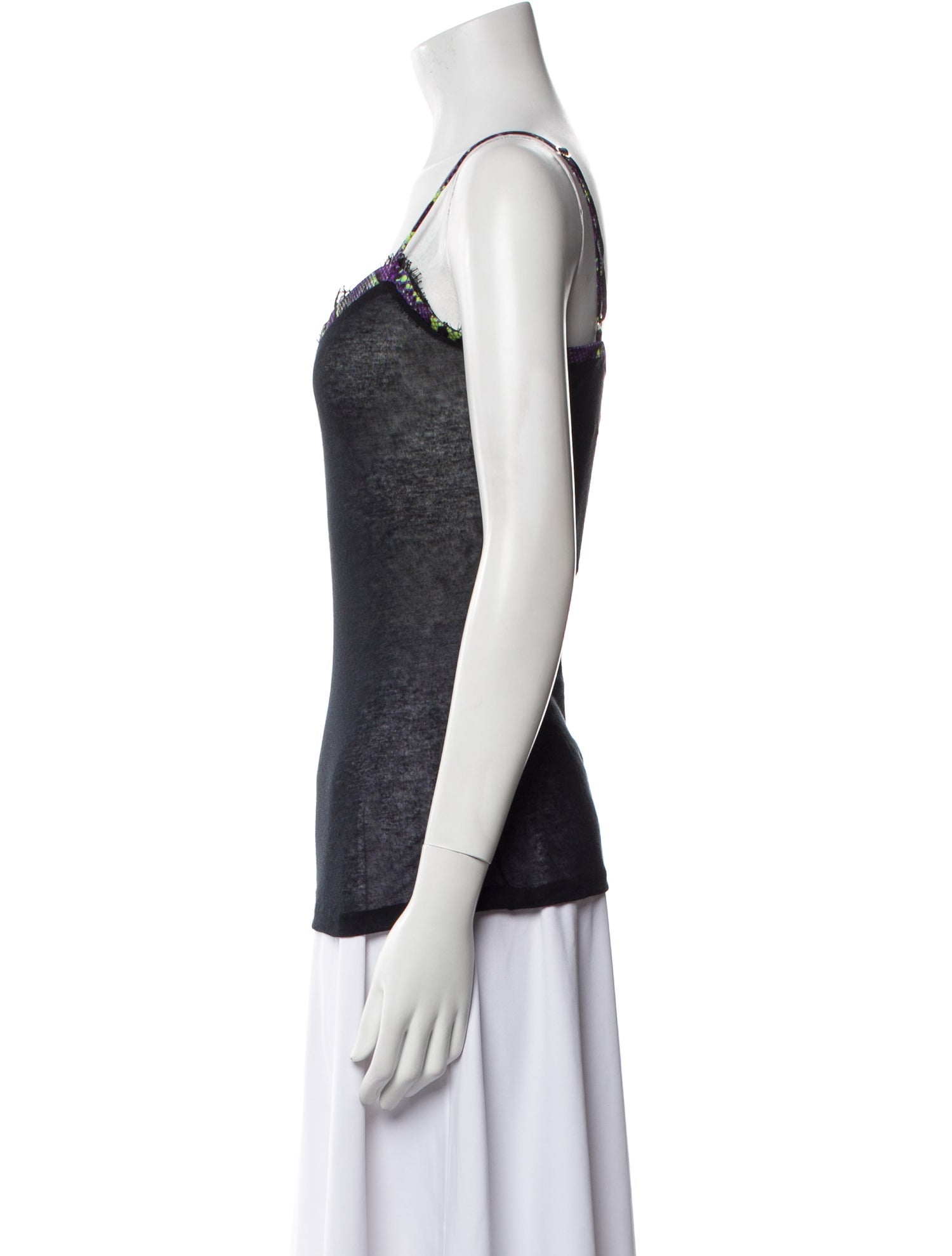Roberto Cavalli V-Neck Sleeveless Top