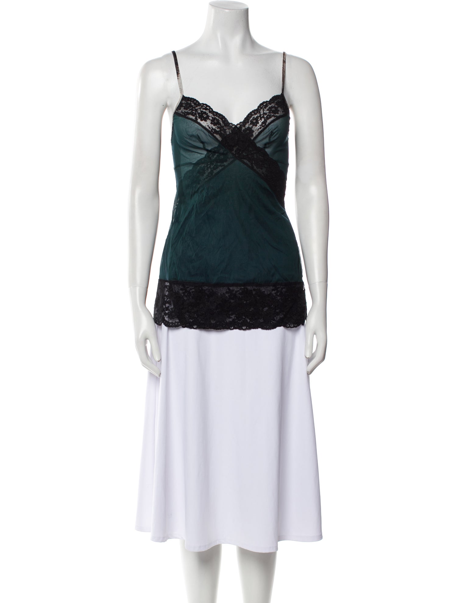 Roberto Cavalli Square Neckline Sleeveless Top