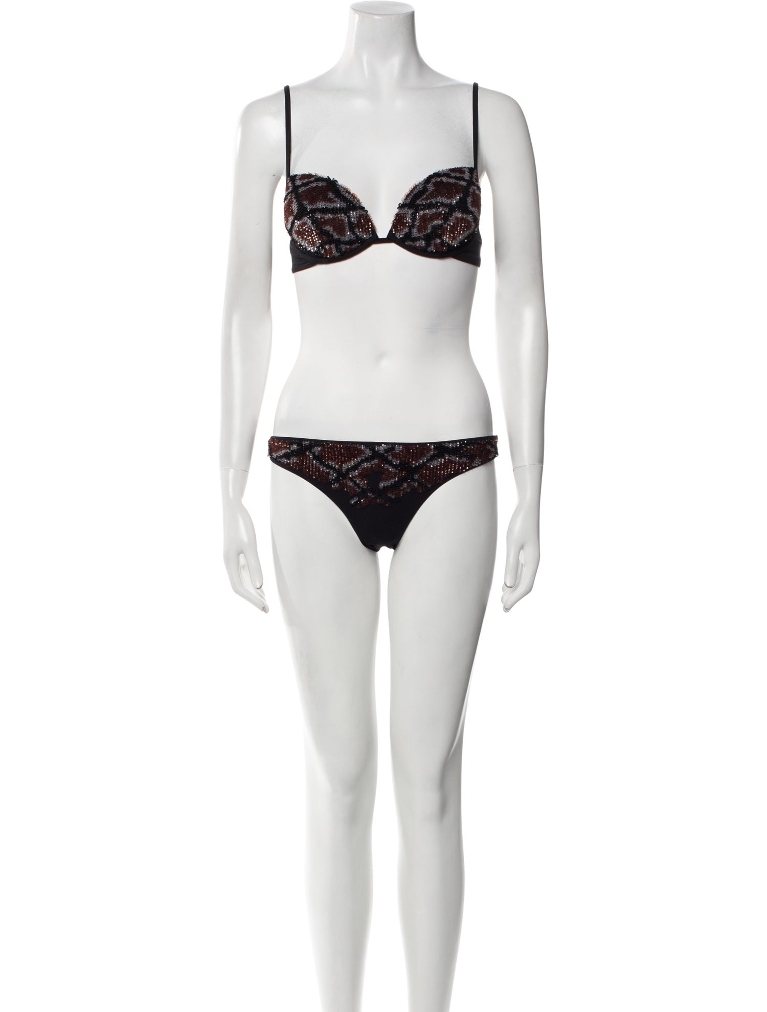 Roberto Cavalli Sequin Embellishments Bikini