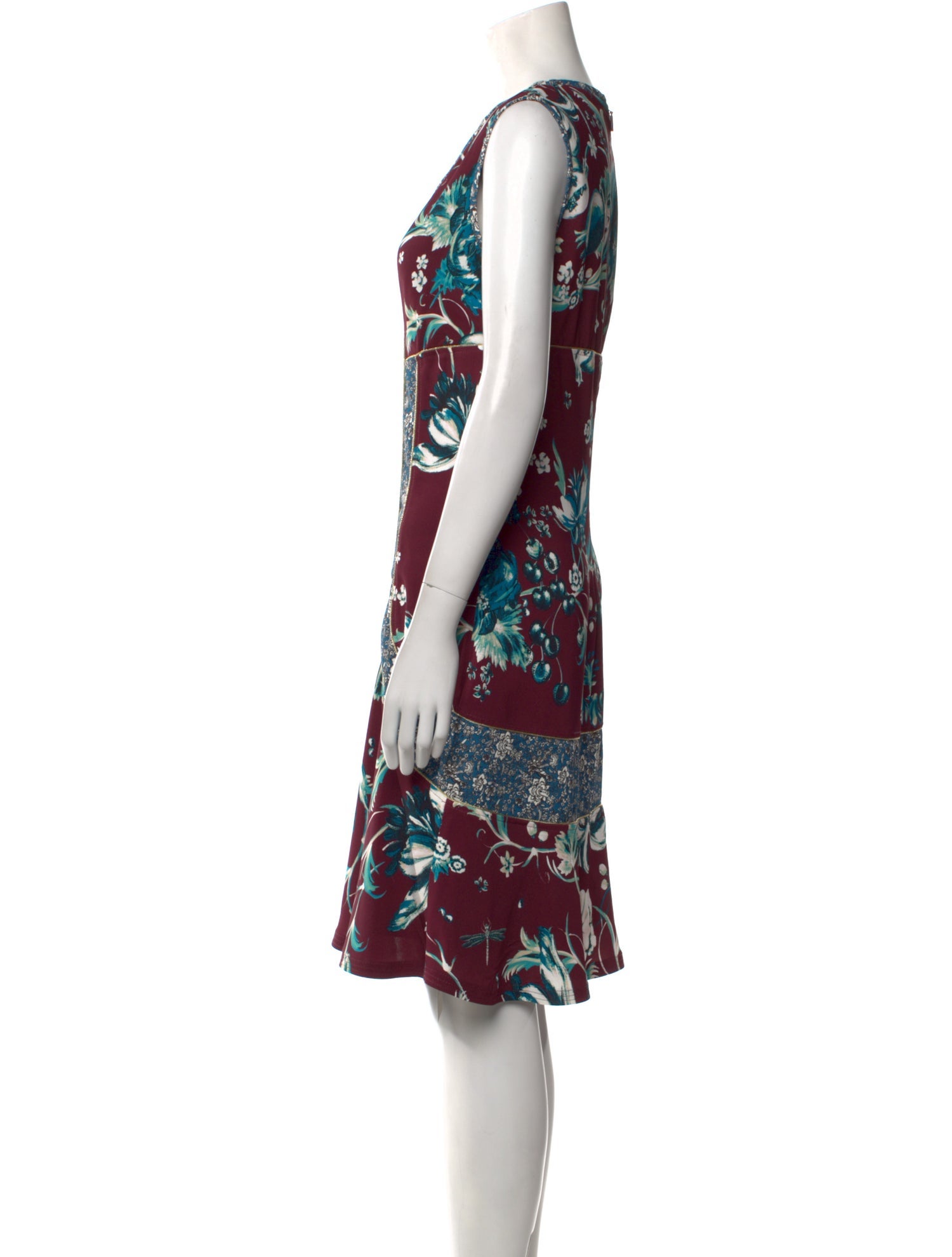 Roberto Cavalli Printed Knee-Length Dress