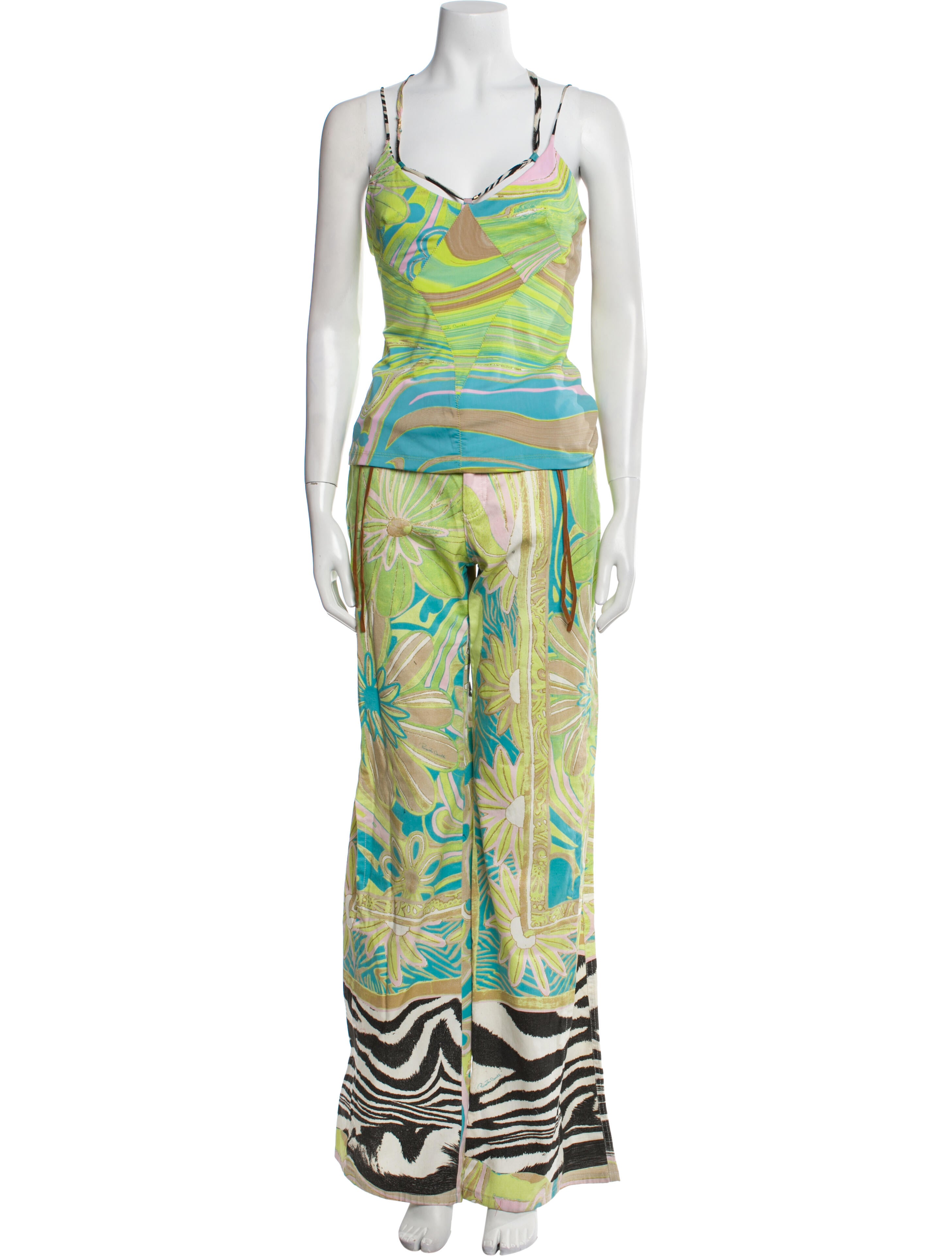 Roberto Cavalli Vintage 2004 Pant Set