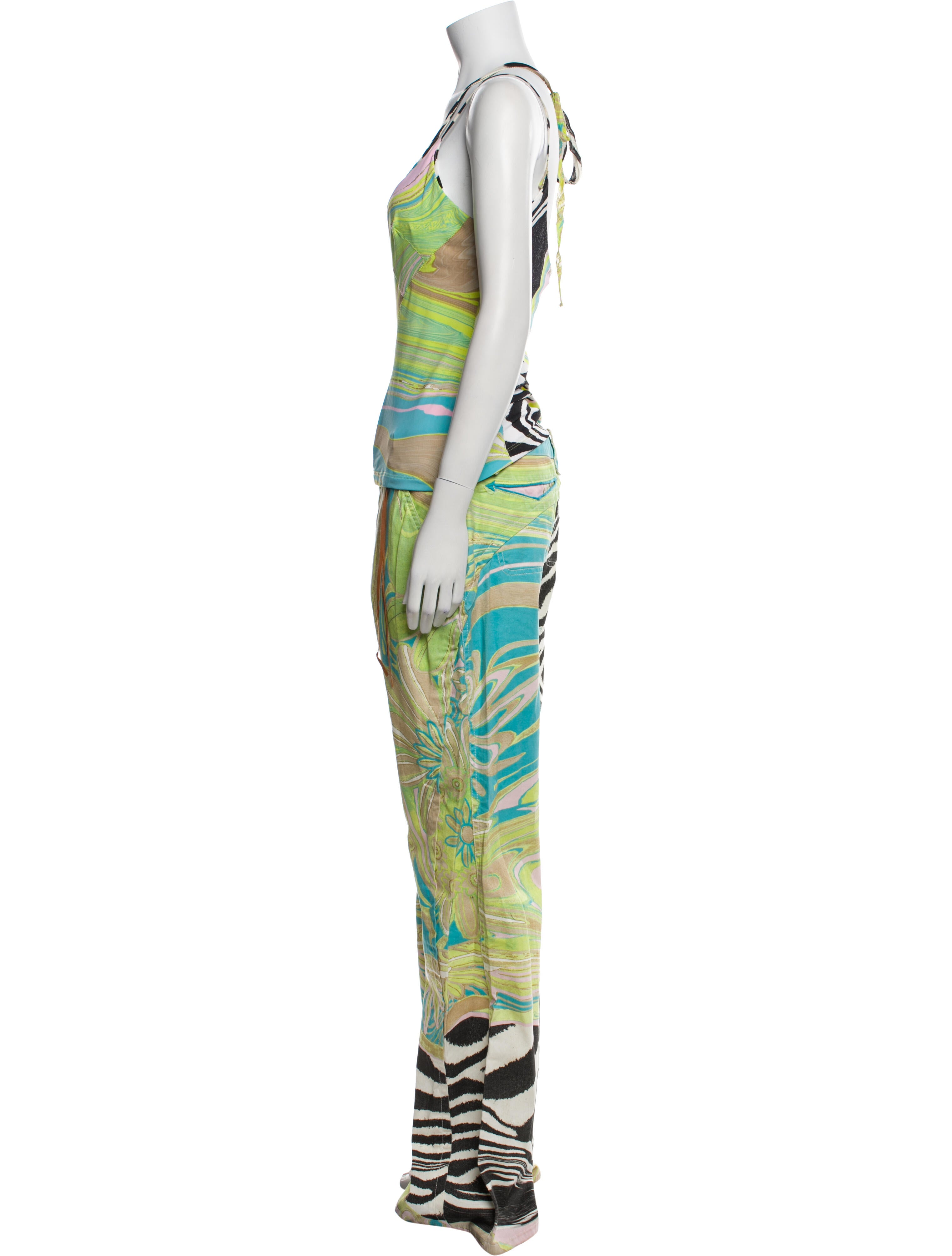 Roberto Cavalli Vintage 2004 Pant Set