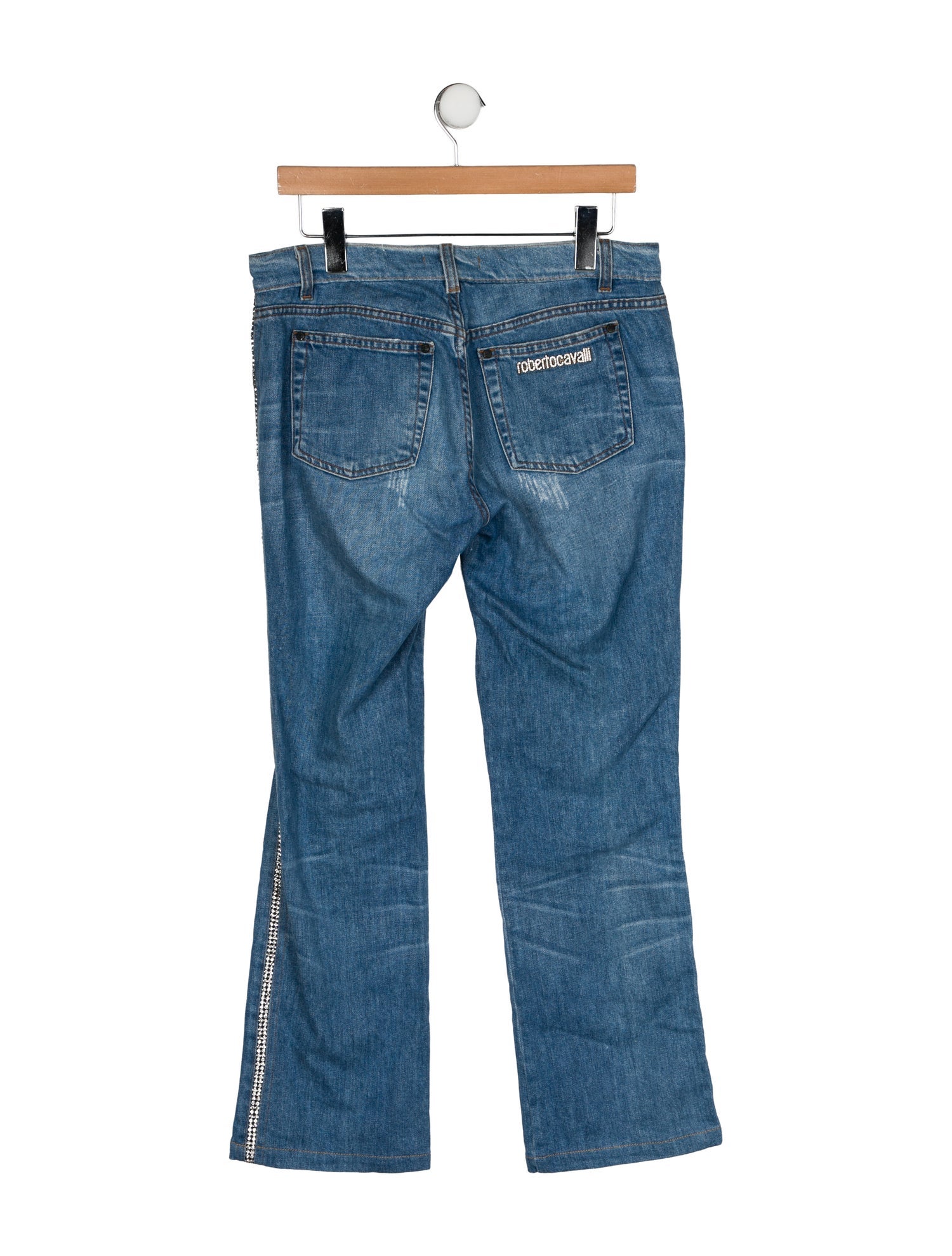 Roberto Cavalli Mid-Rise Wide Leg Jeans