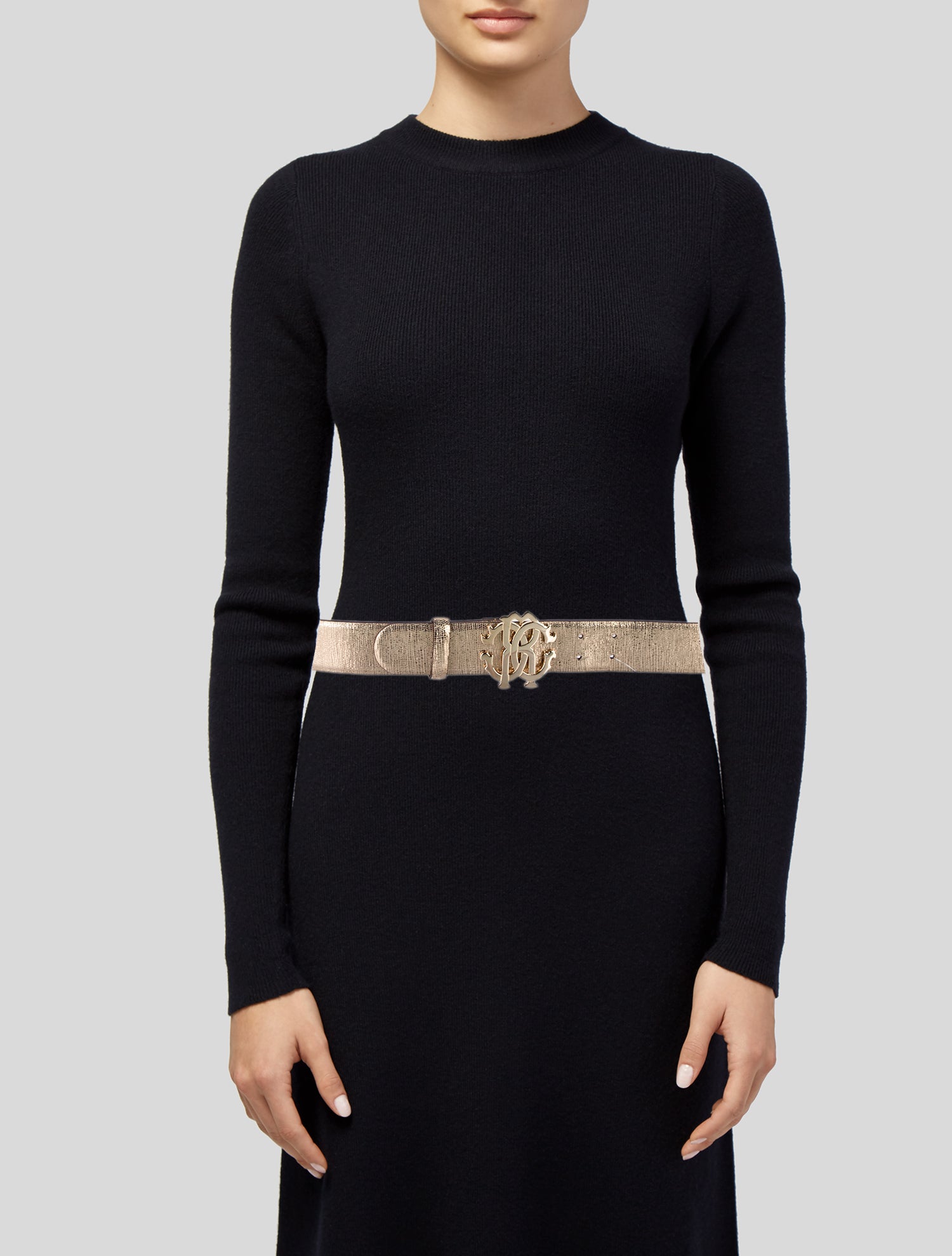 Roberto Cavalli Leather Waist Belt