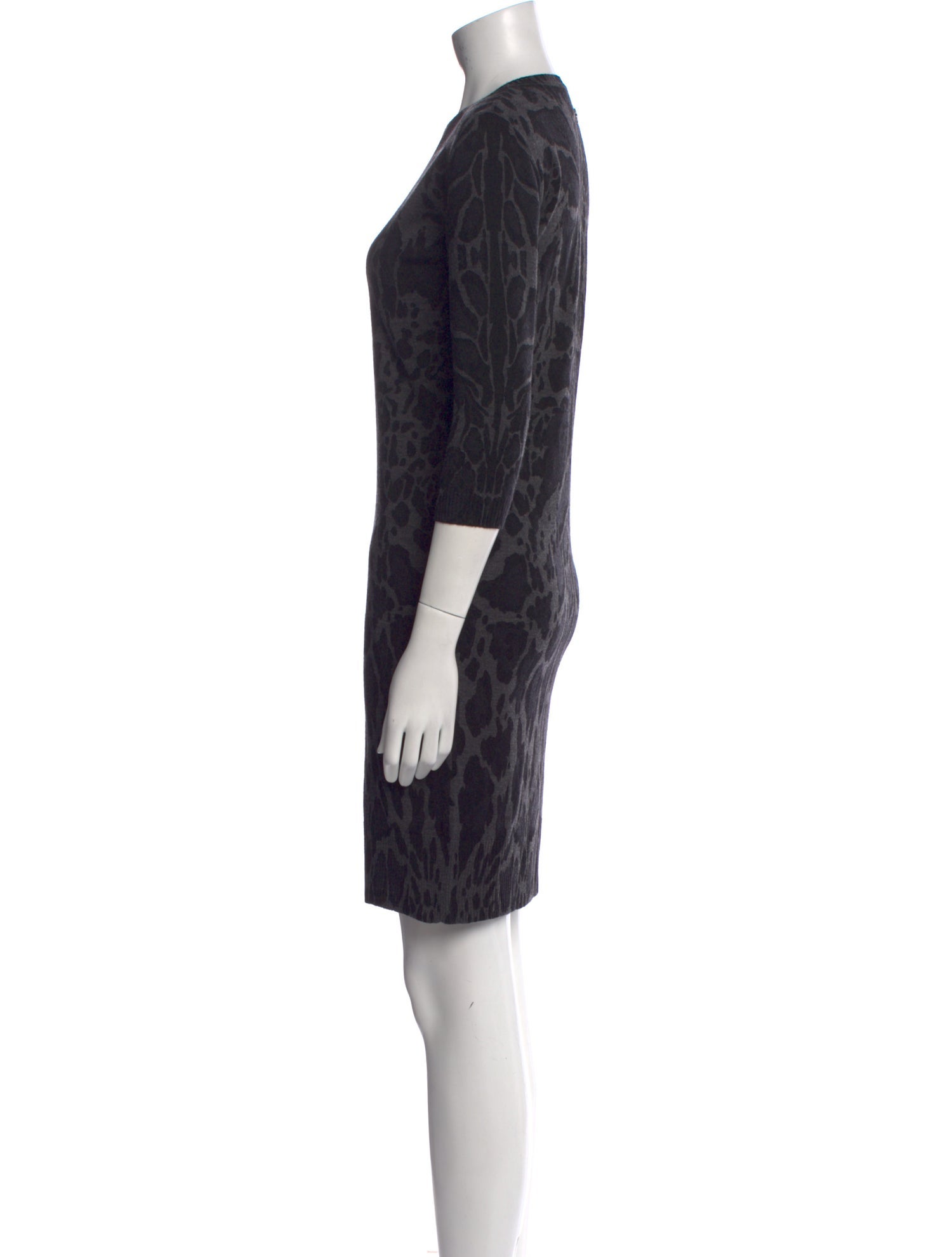 Roberto Cavalli Wool Mini Dress