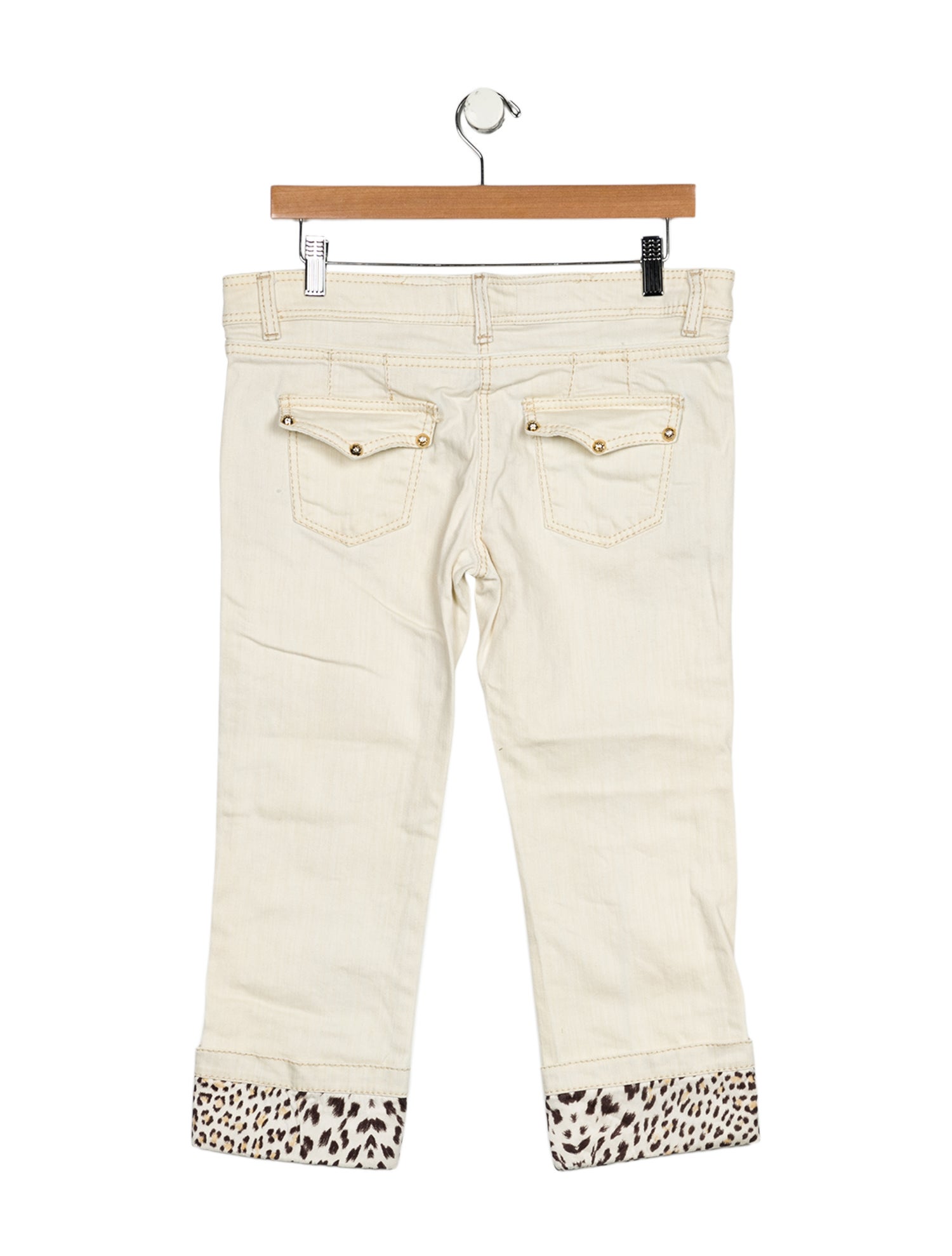 Roberto Cavalli Mid-Rise Straight Leg Jeans