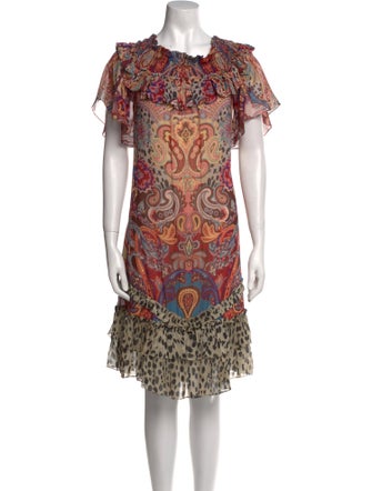 Roberto Cavalli Silk Mini Dress