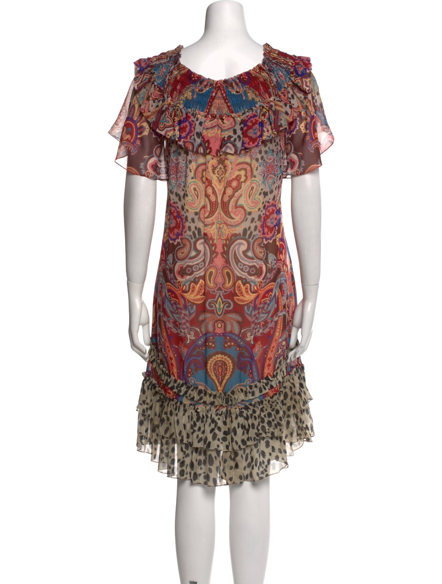 Roberto Cavalli Silk Mini Dress