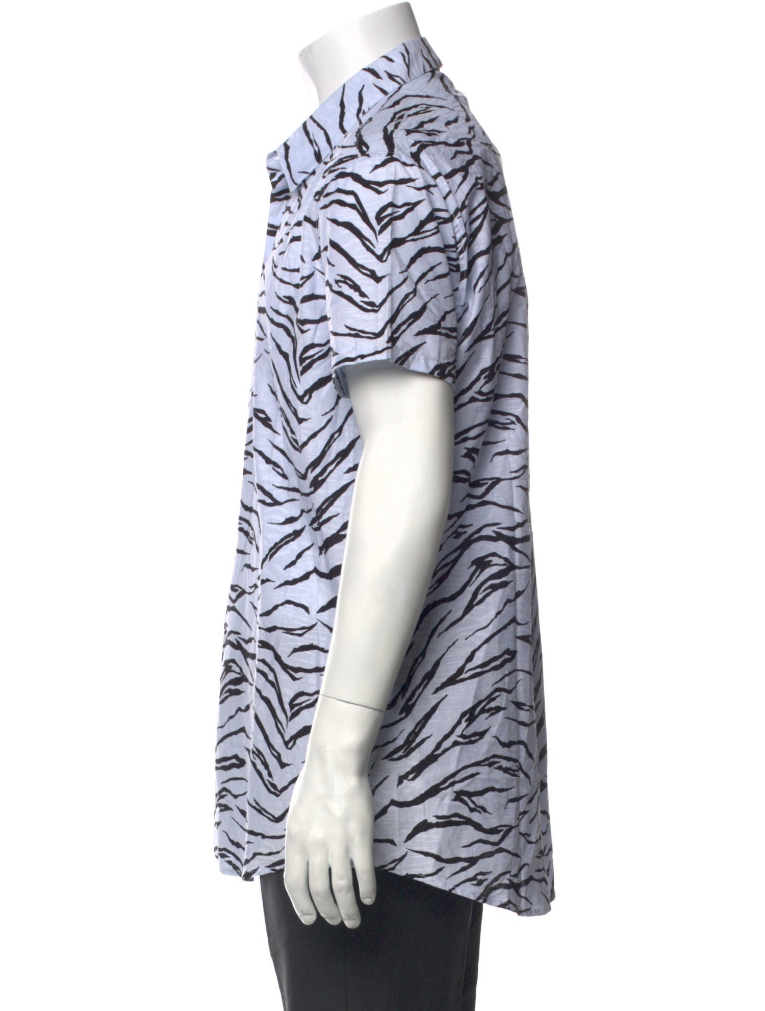 Roberto Cavalli Animal Print Short Sleeve Shirt