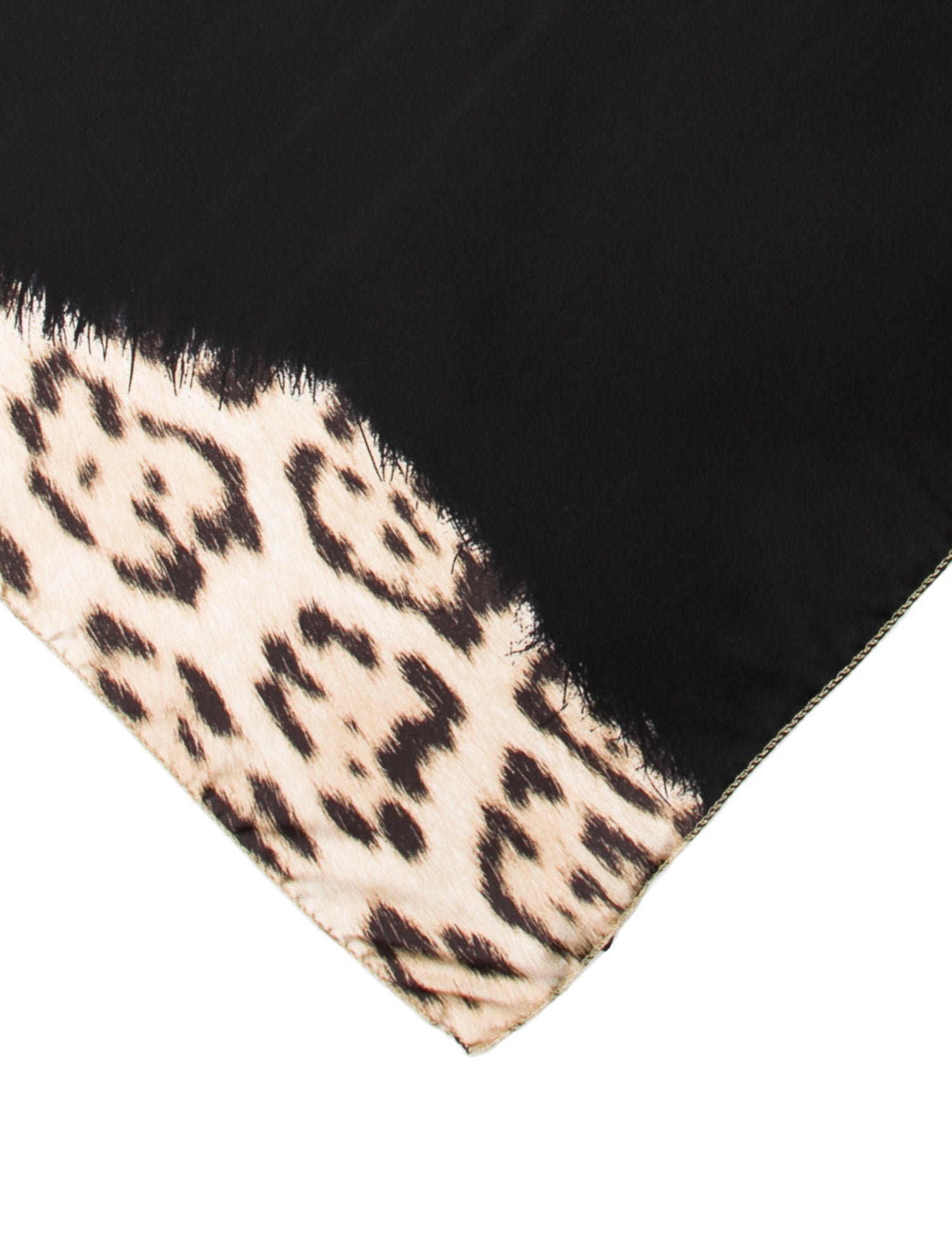 Roberto Cavalli Silk Animal Print Scarf